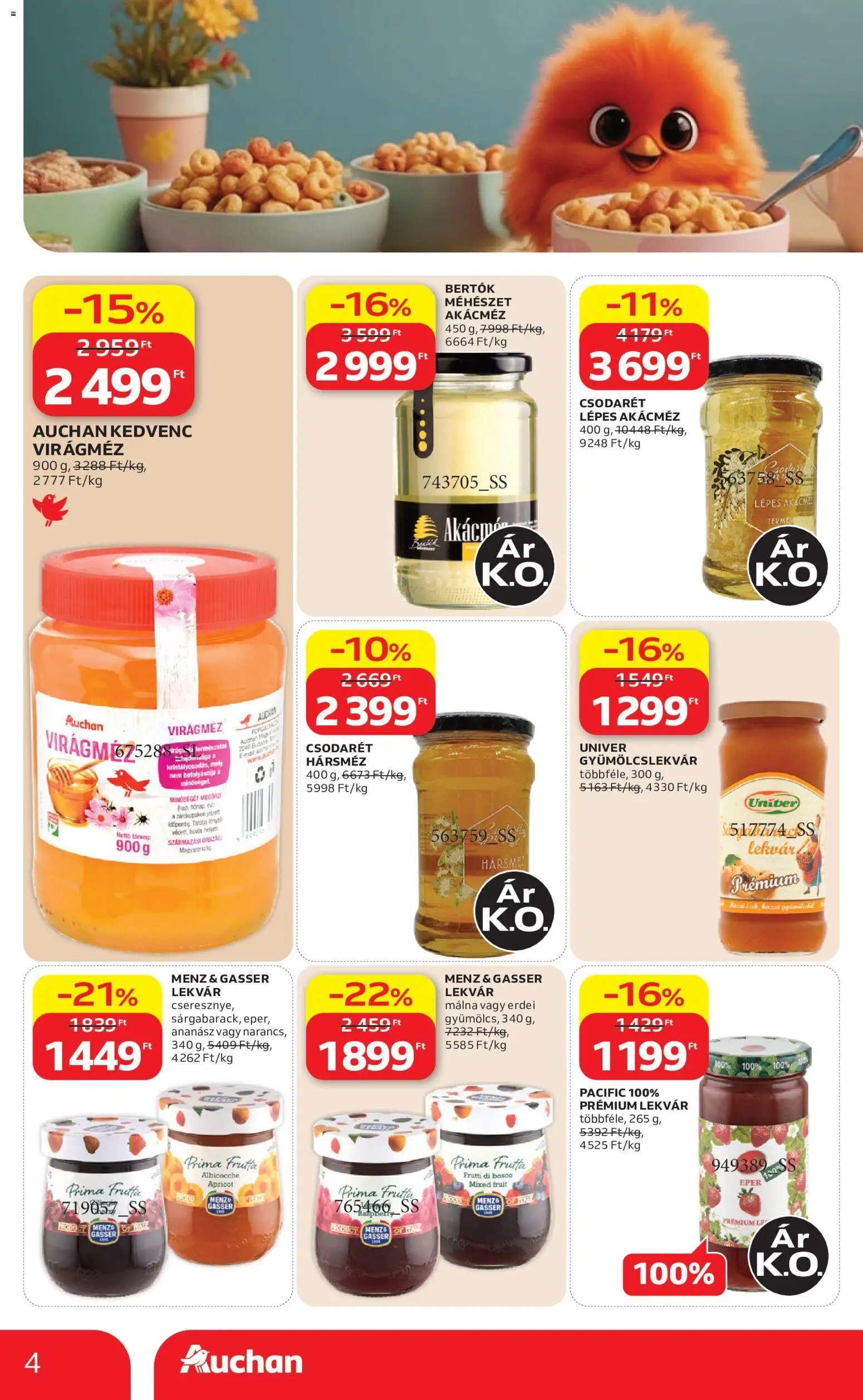 Auchan újság 2026.08.27. Auchan Reggeli ajánlatok