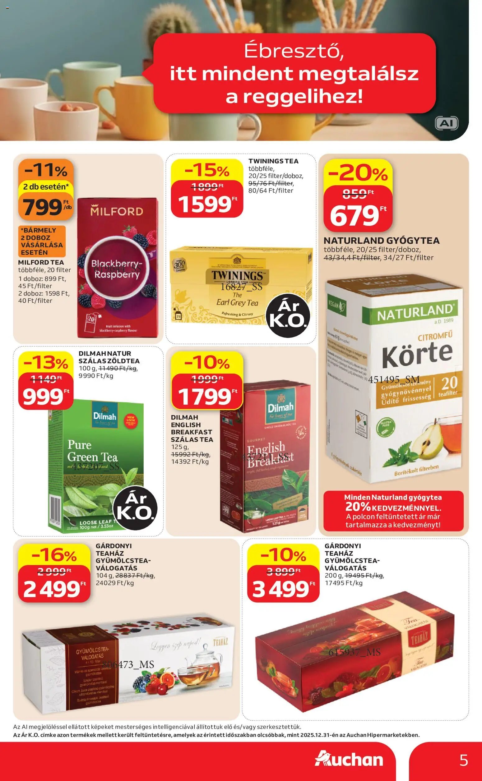 Auchan újság 2026.08.27. Auchan Reggeli ajánlatok
