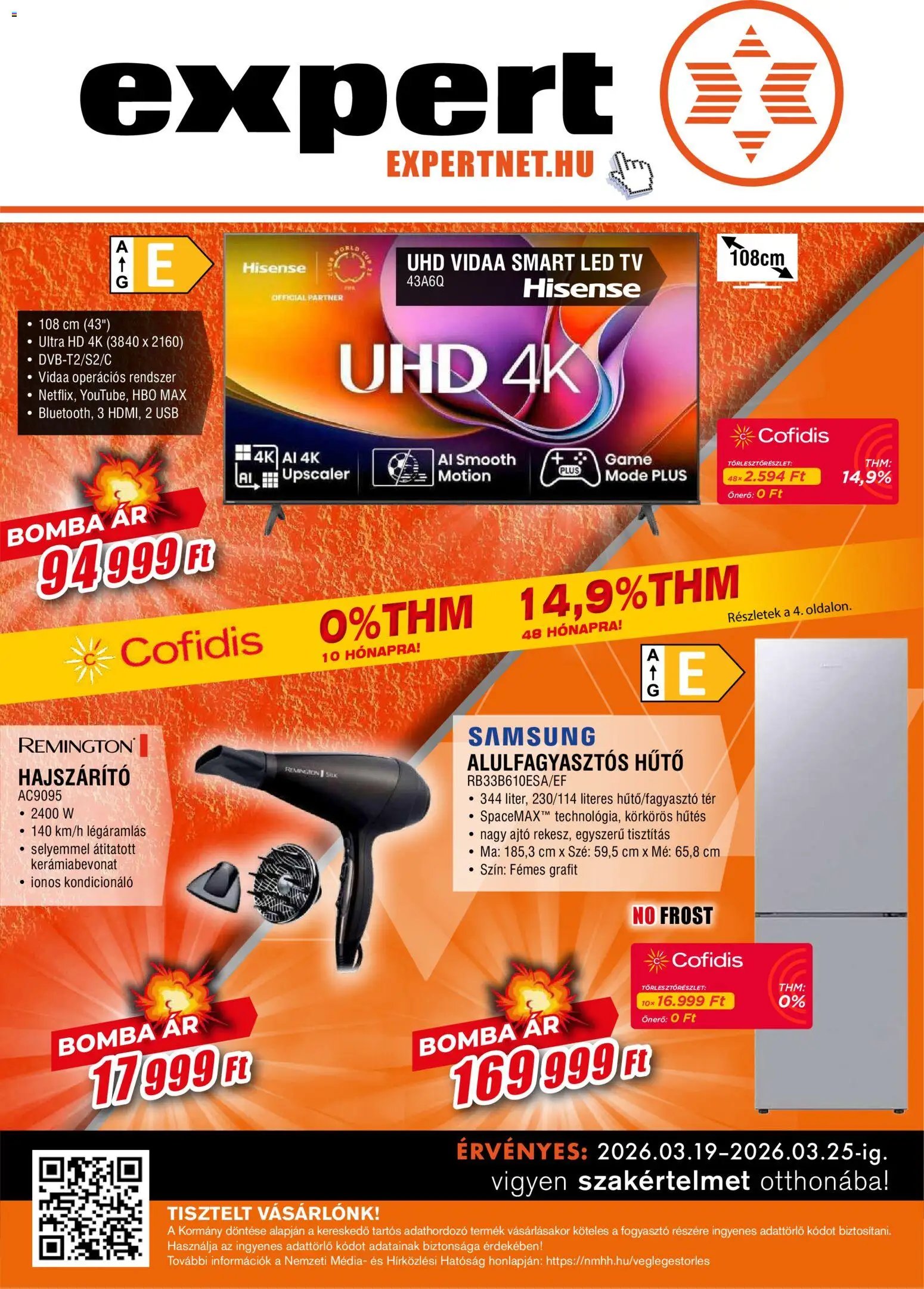 Expert újság 2026.03.19. Expert akciós újság (2026-03-19 - 2026-03-25)