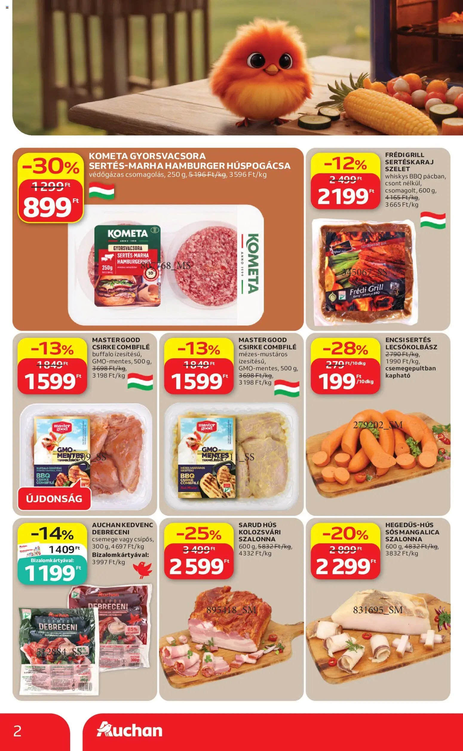 Auchan újság 2026.06.18. Auchan Grill ajánlataink