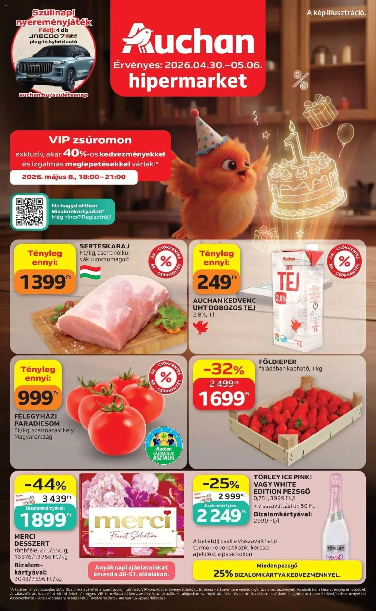 Auchan újság 2026.04.30. Auchan akciós újság Budapest (2026-04-30 - 2026-05-06)