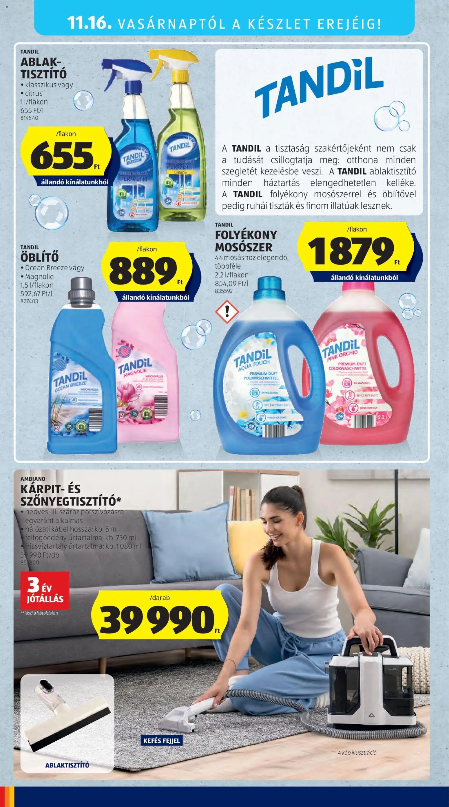 Aldi újság 2025.11.13. Középső sor termékei (2025-11-13 - 2025-11-19)