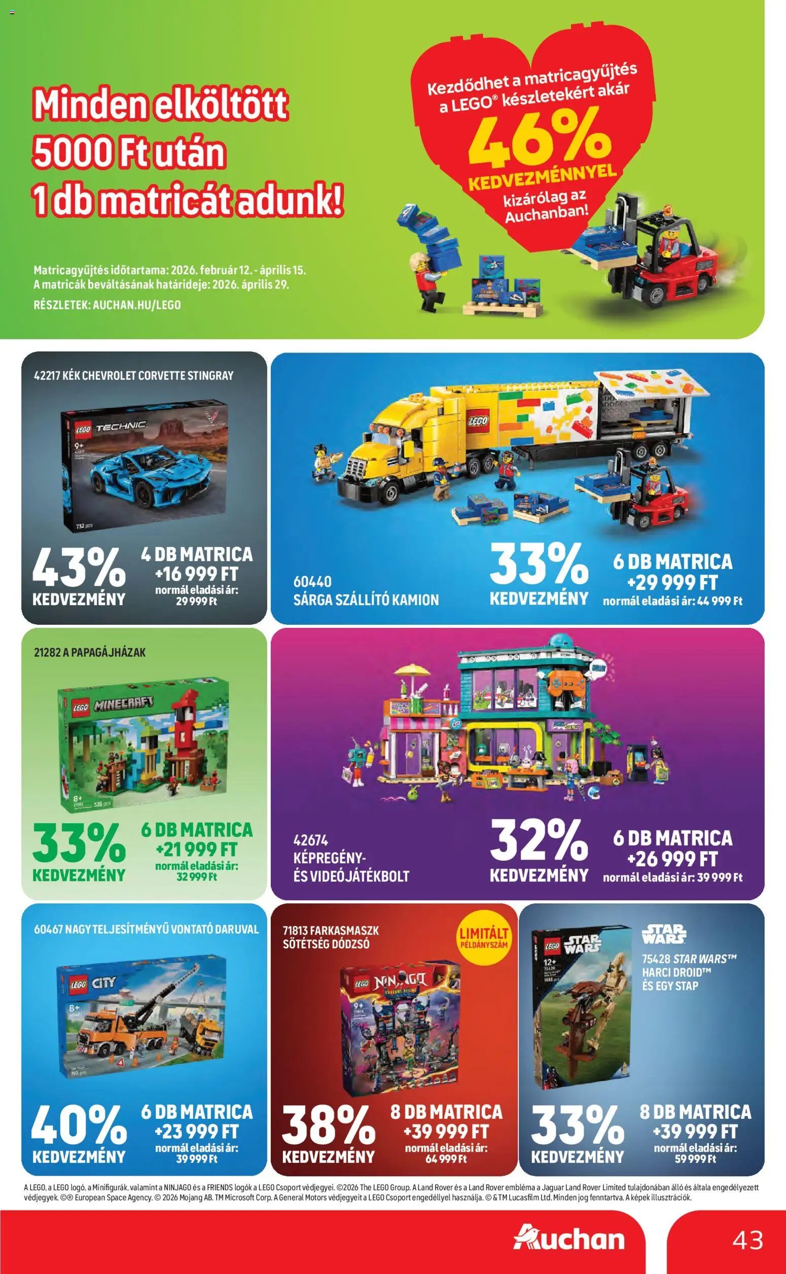 Auchan újság 2026.02.12. Szupermarket akciós újság (2026-02-12 - 2026-02-18)