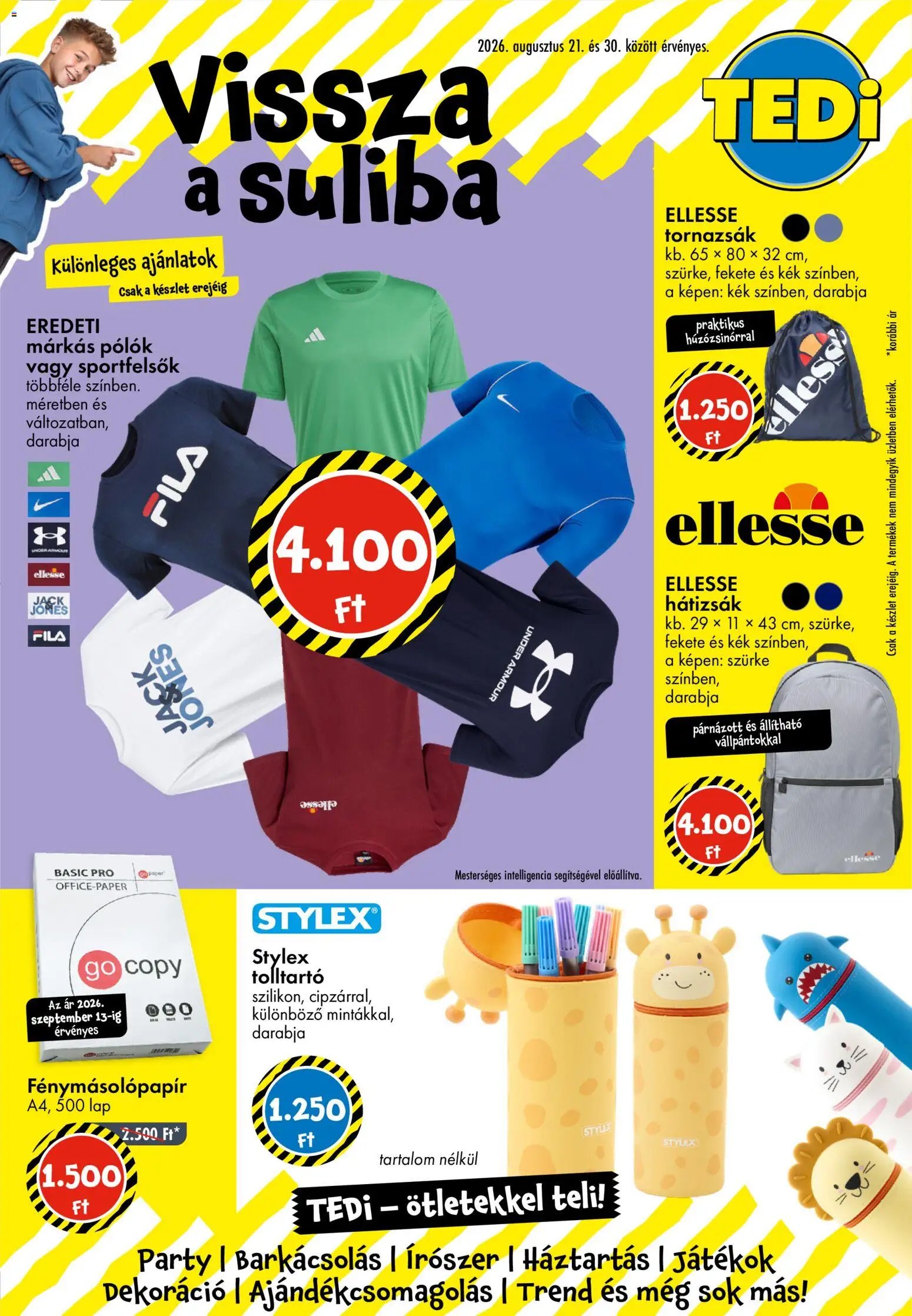TEDi újság 2026.08.21. TEDi akciós újság