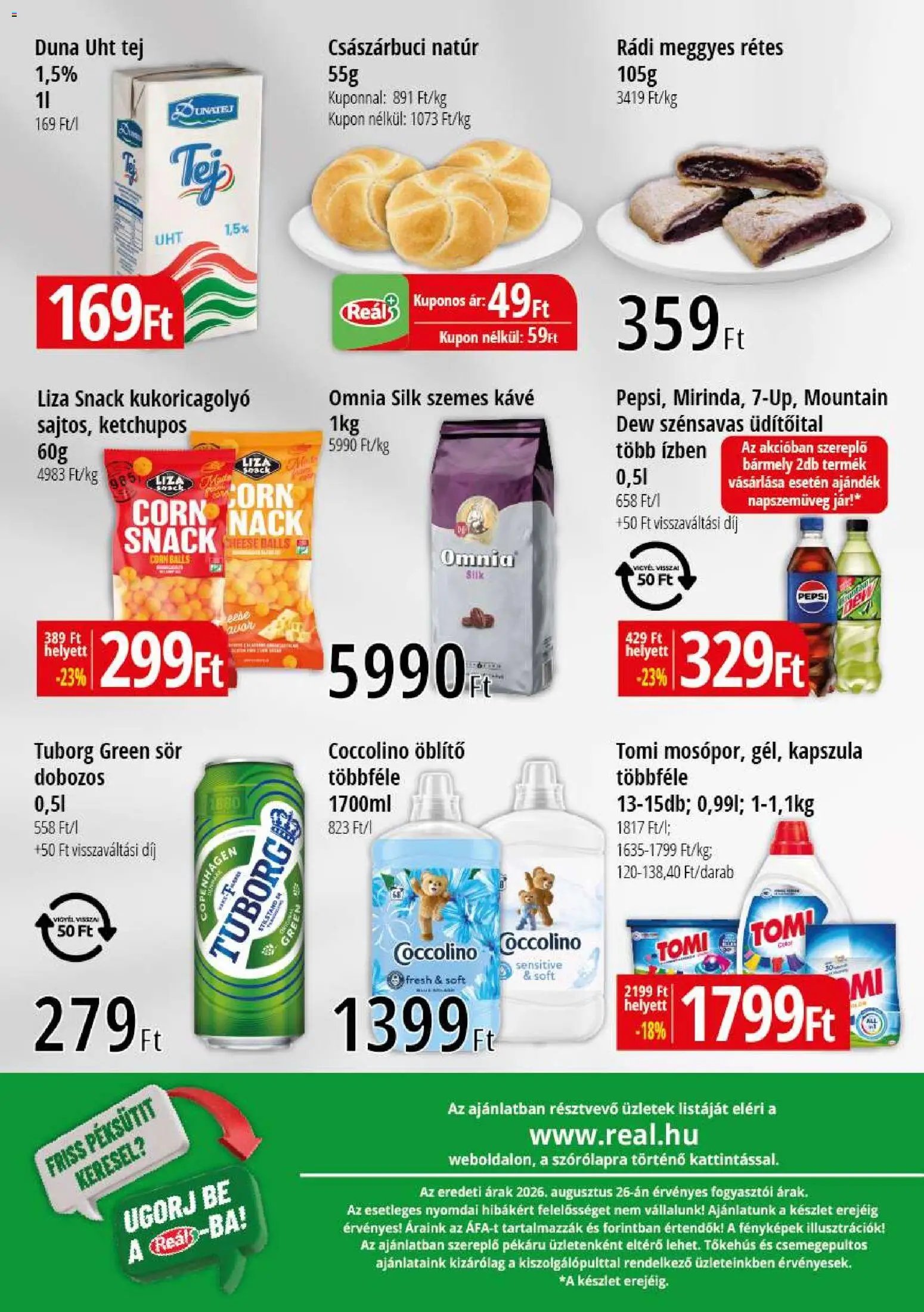Reál újság 2026.09.02. Reál Bevásárló hétvége - Pest megye
