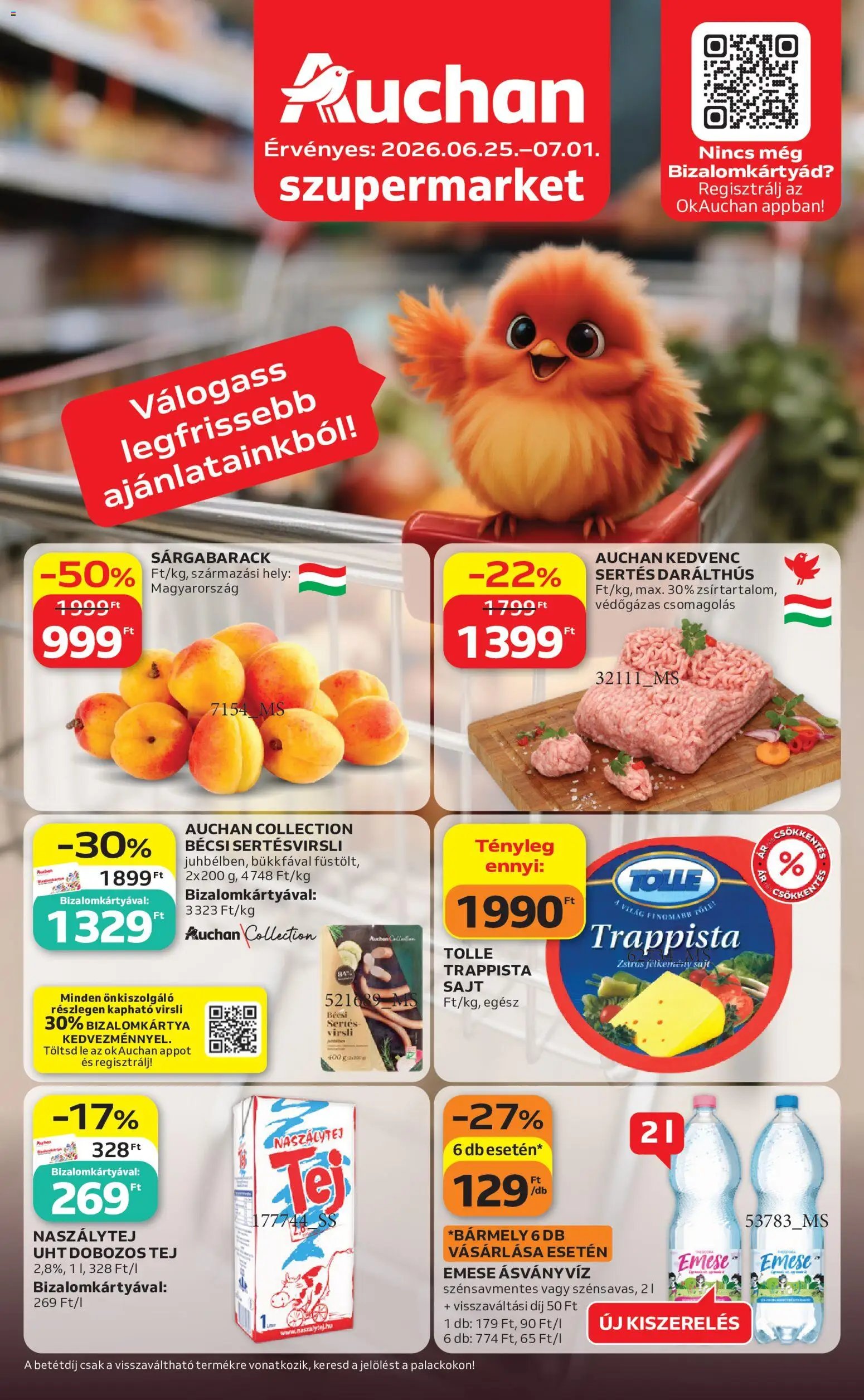 Auchan újság 2026.06.25. Auchan Szupermarket akciós újság