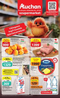Auchan újság 2026.06.25. Auchan Szupermarket akciós újság