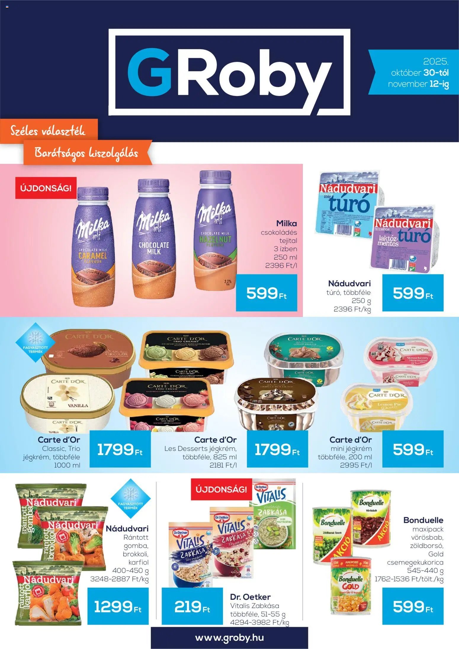 G'Roby újság 2025.10.30. Akciós újság G'Roby (2025-10-30 - 2025-11-12)