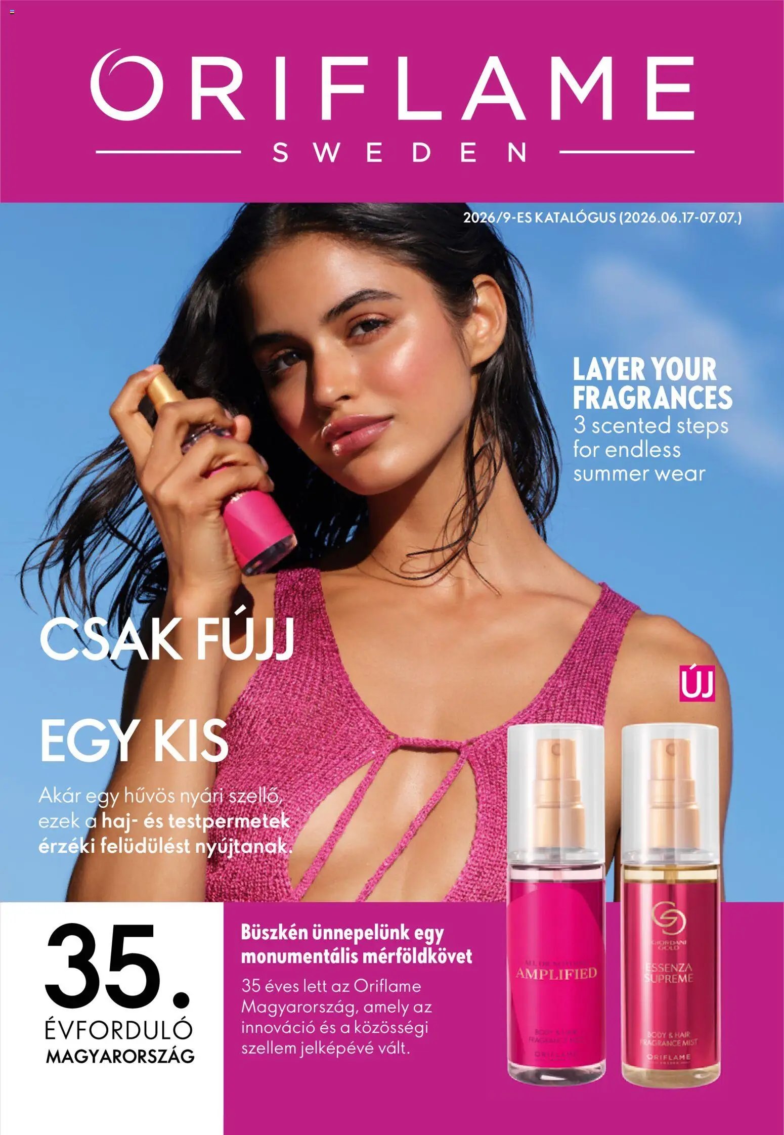 Oriflame újság 2026.06.17. Oriflame katalógus 2026/09