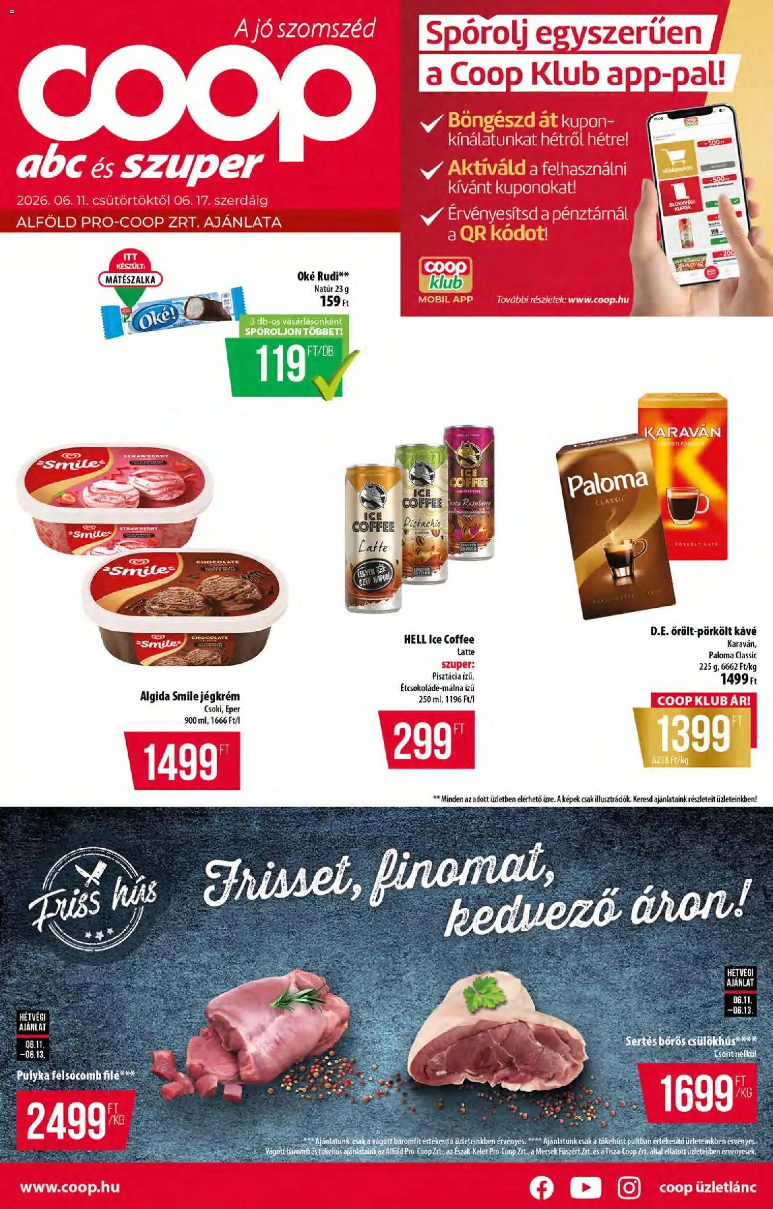 COOP újság 2026.06.11. COOP - Abc & szuper / Alföld Pro-Coop Zrt.