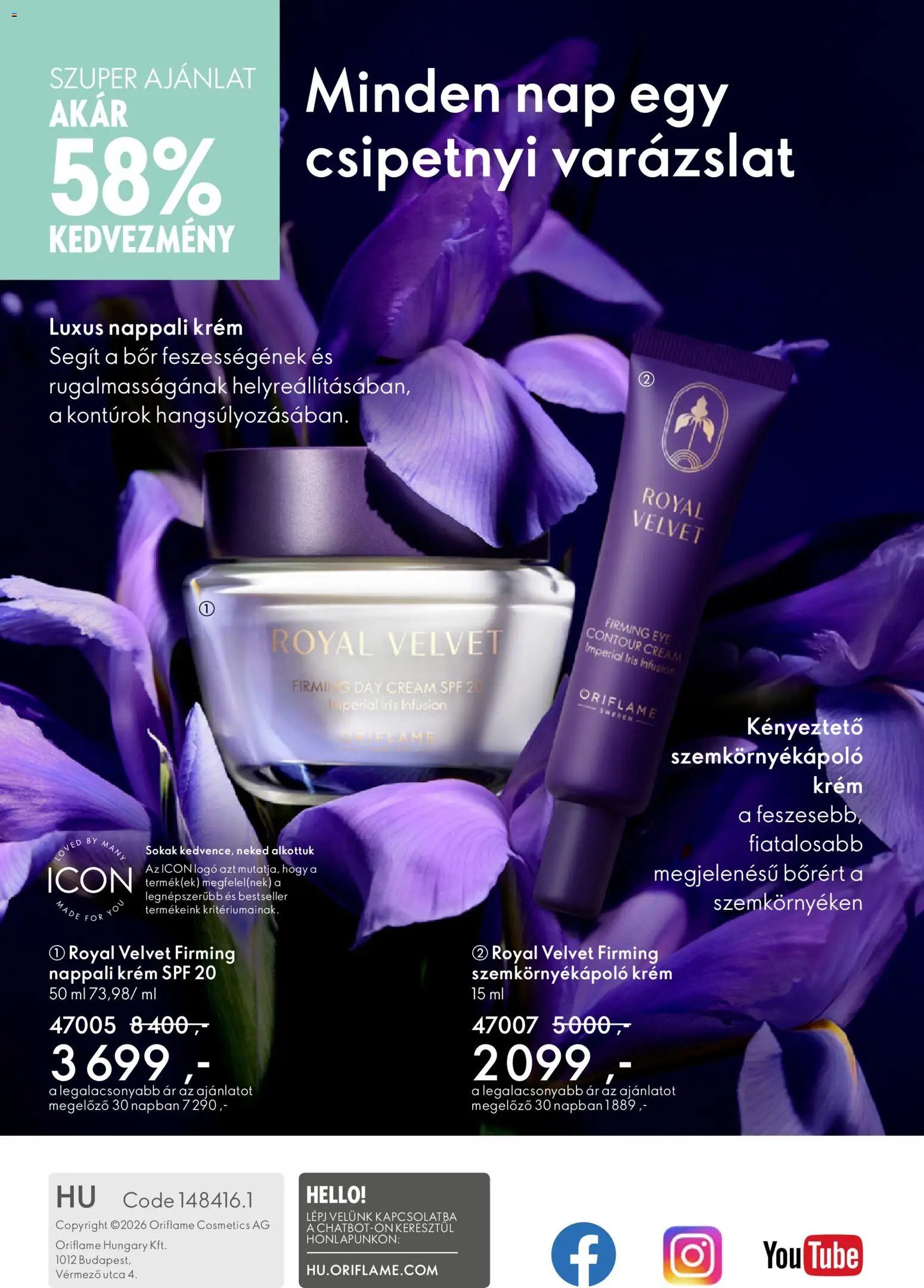 Oriflame újság 2026.02.11. Oriflame katalógus 2026/03 (2026-02-11 - 2026-03-03)