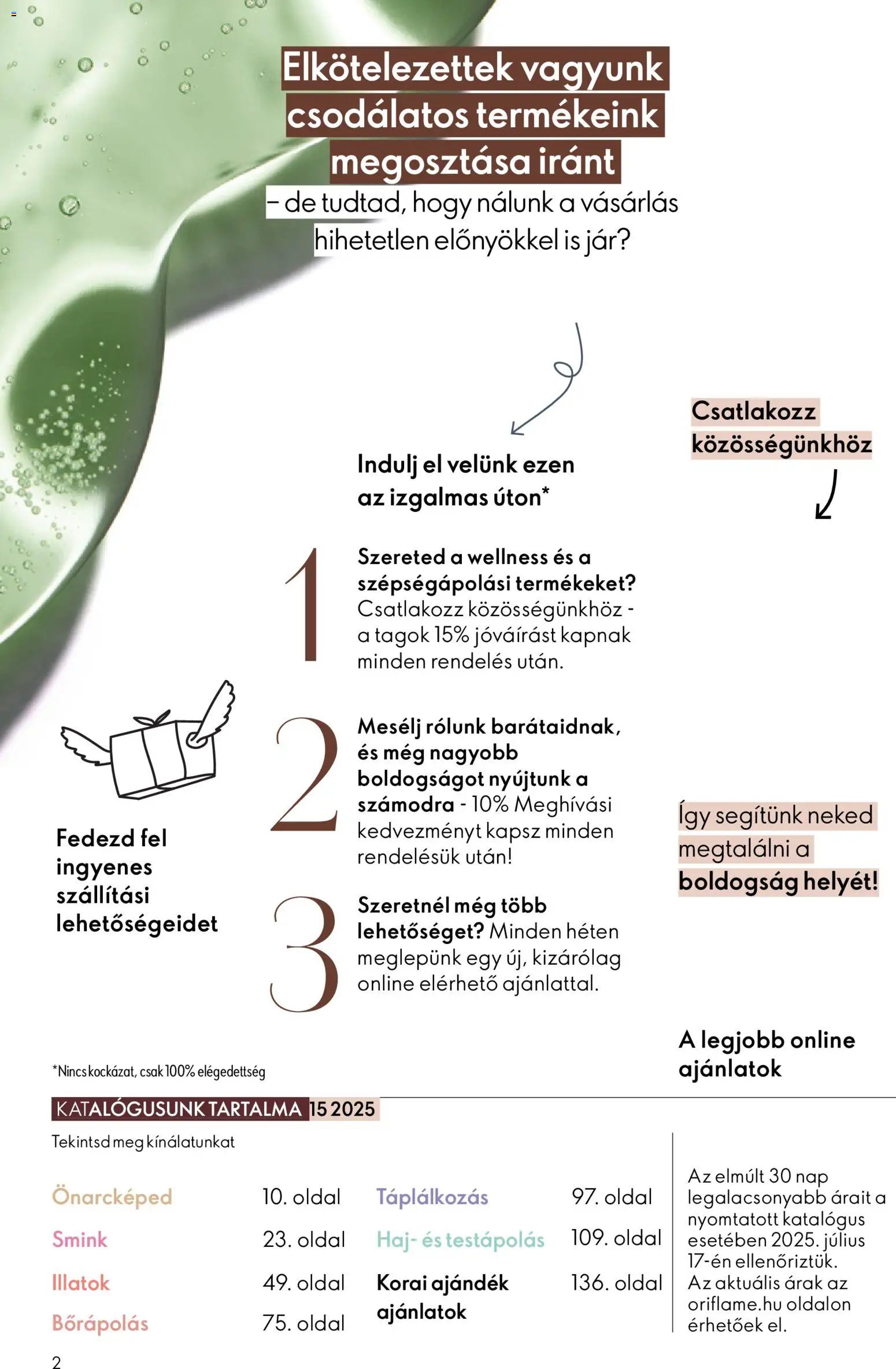 Oriflame újság 2025.10.22. Oriflame katalógus 2025/15 (2025-10-22 - 2025-11-11)