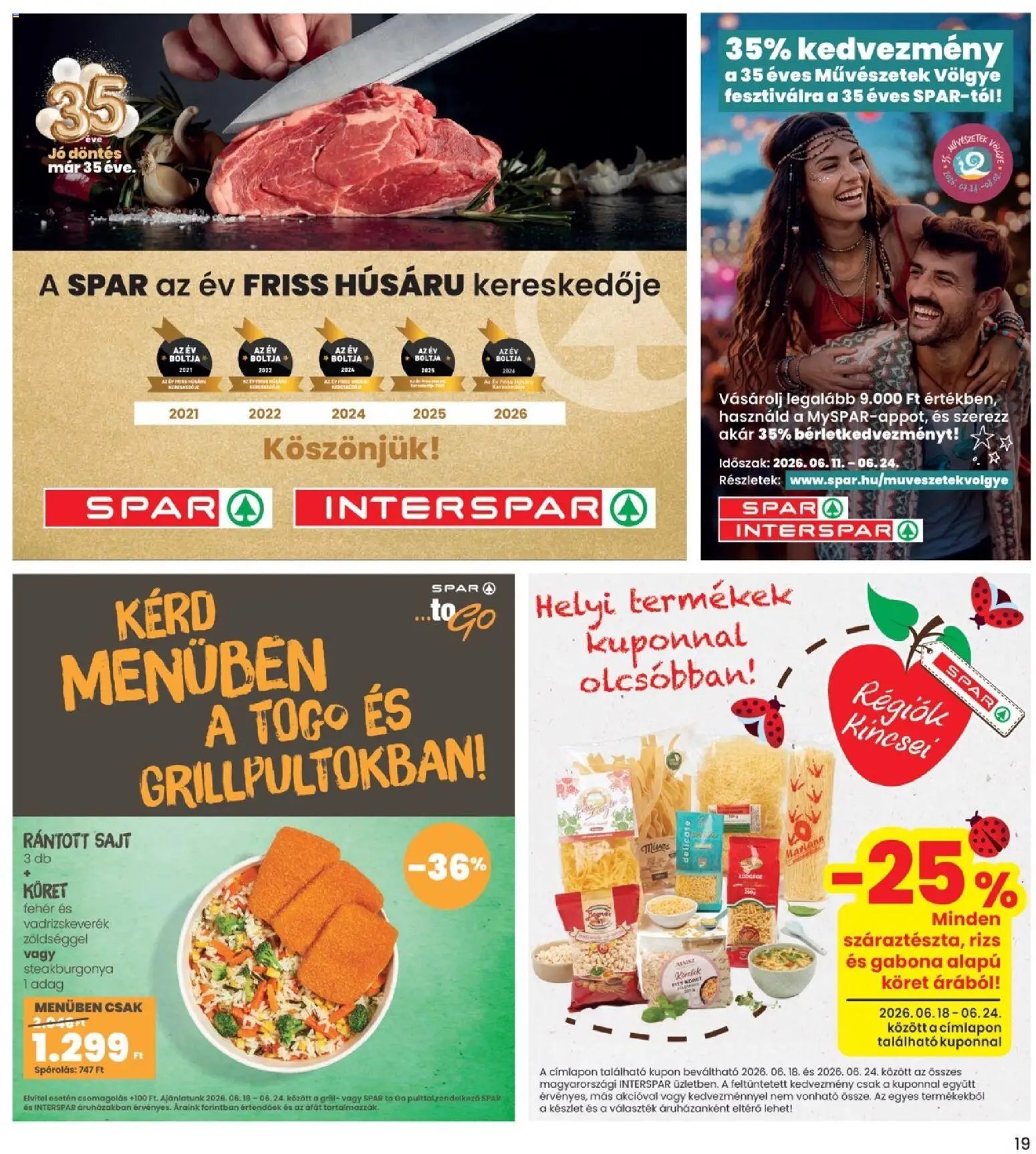 Interspar újság 2026.06.18. Interspar akciós újság