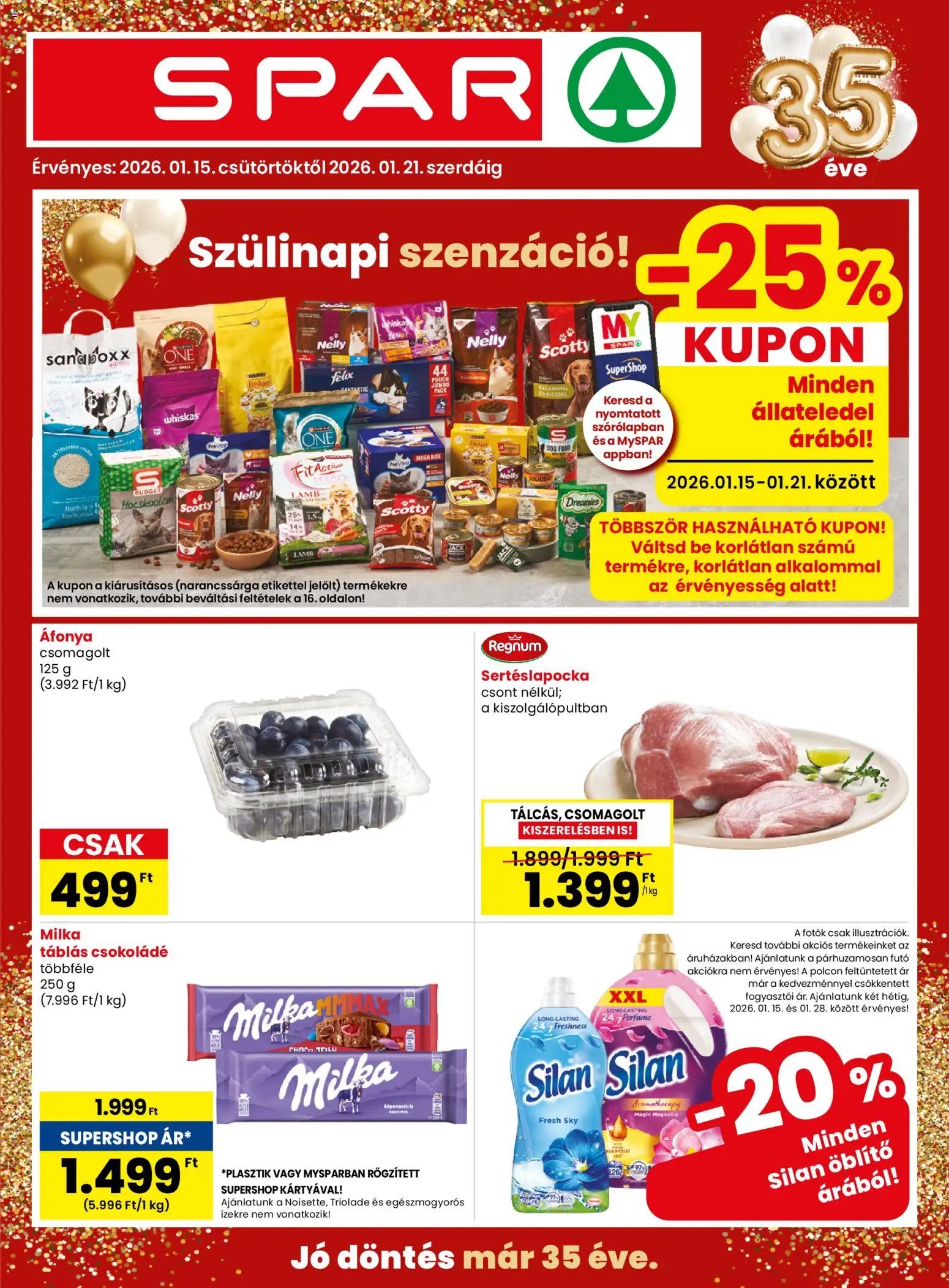 Spar újság 2026.01.15. Akciós újság Spar (2026-01-15 - 2026-01-21)