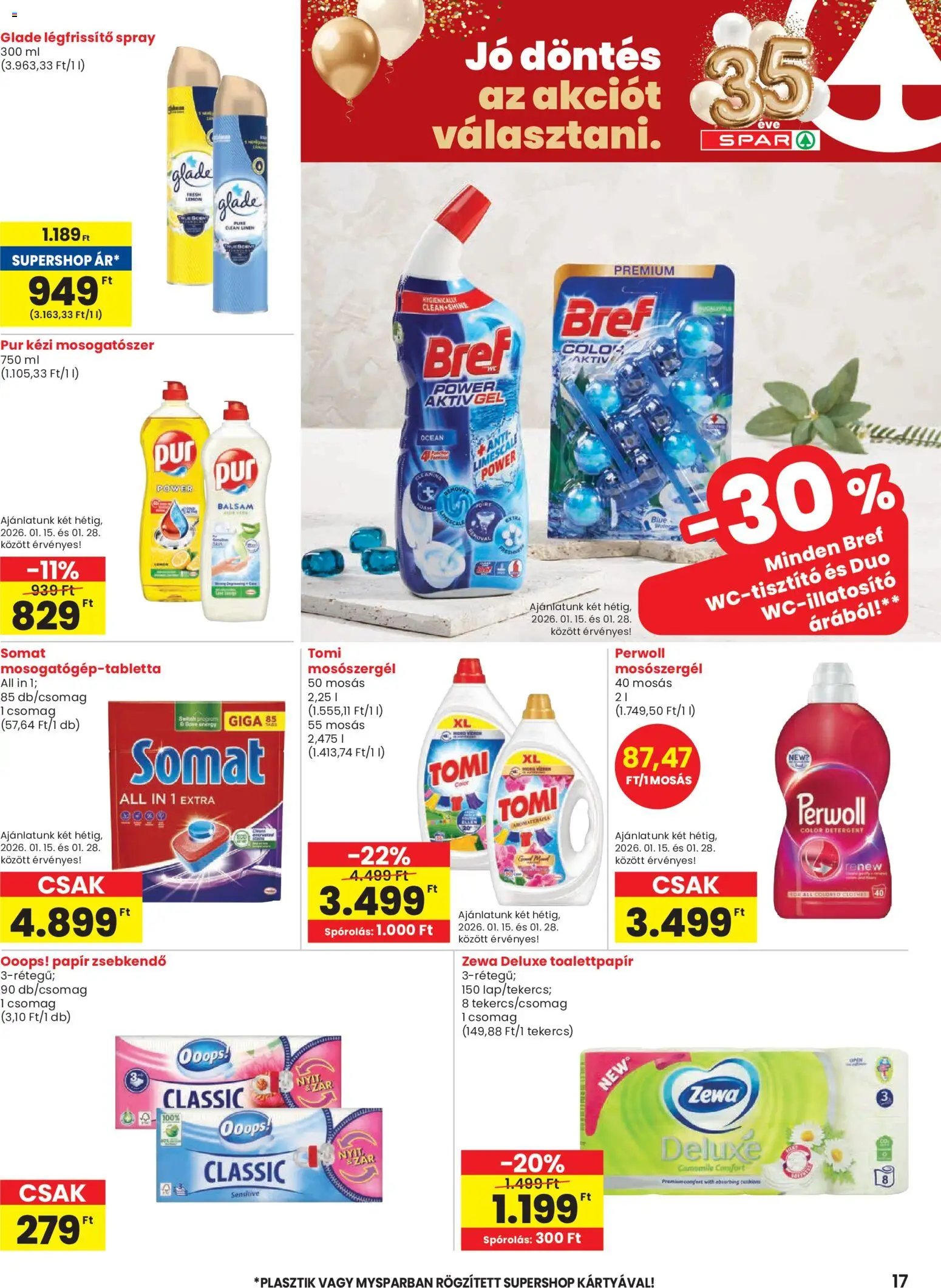 Spar újság 2026.01.15. Akciós újság Spar (2026-01-15 - 2026-01-21)