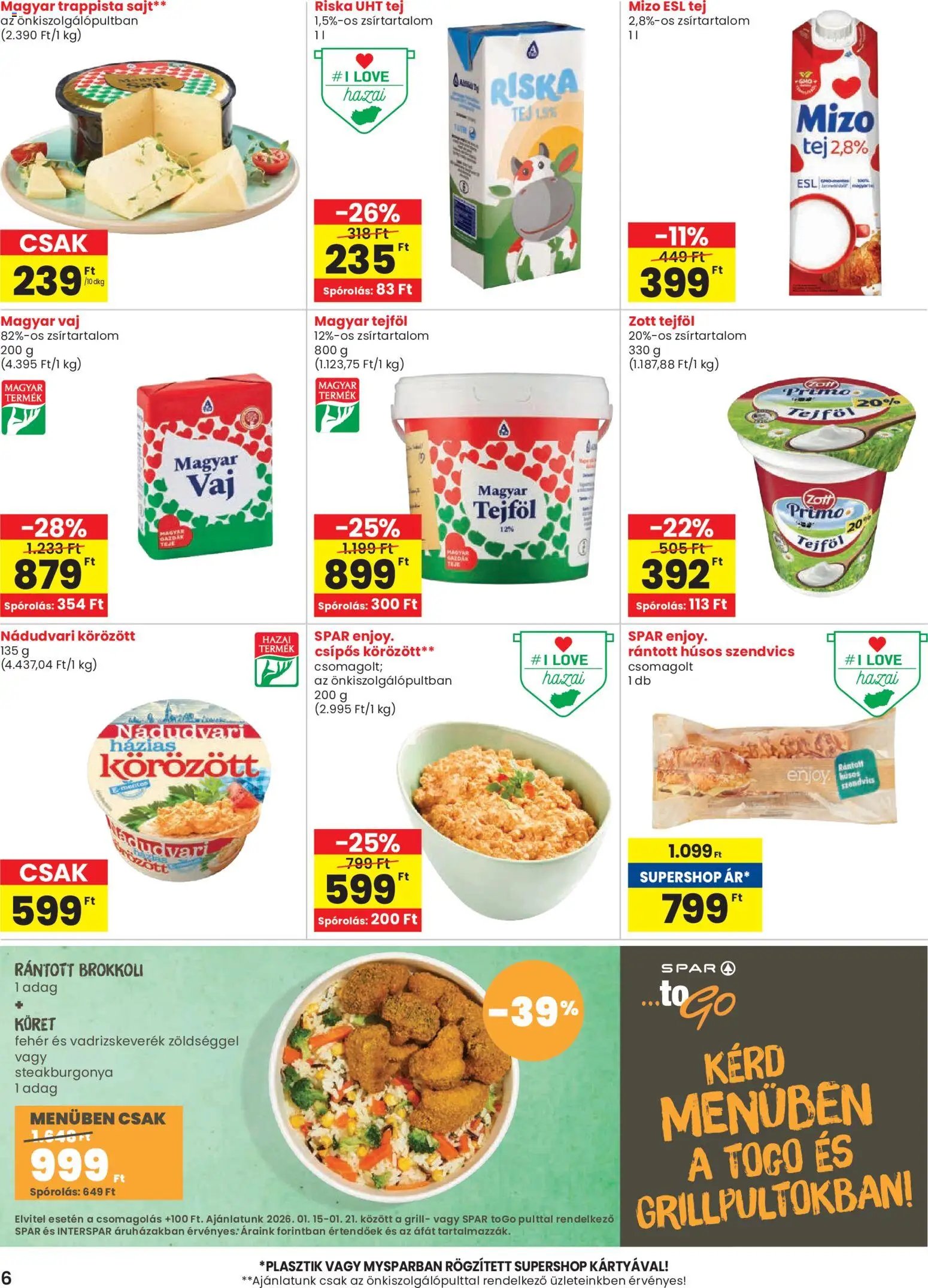 Spar újság 2026.01.15. Akciós újság Spar (2026-01-15 - 2026-01-21)