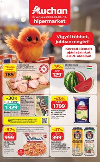 Auchan újság 2026.08.06. Auchan akciós újság