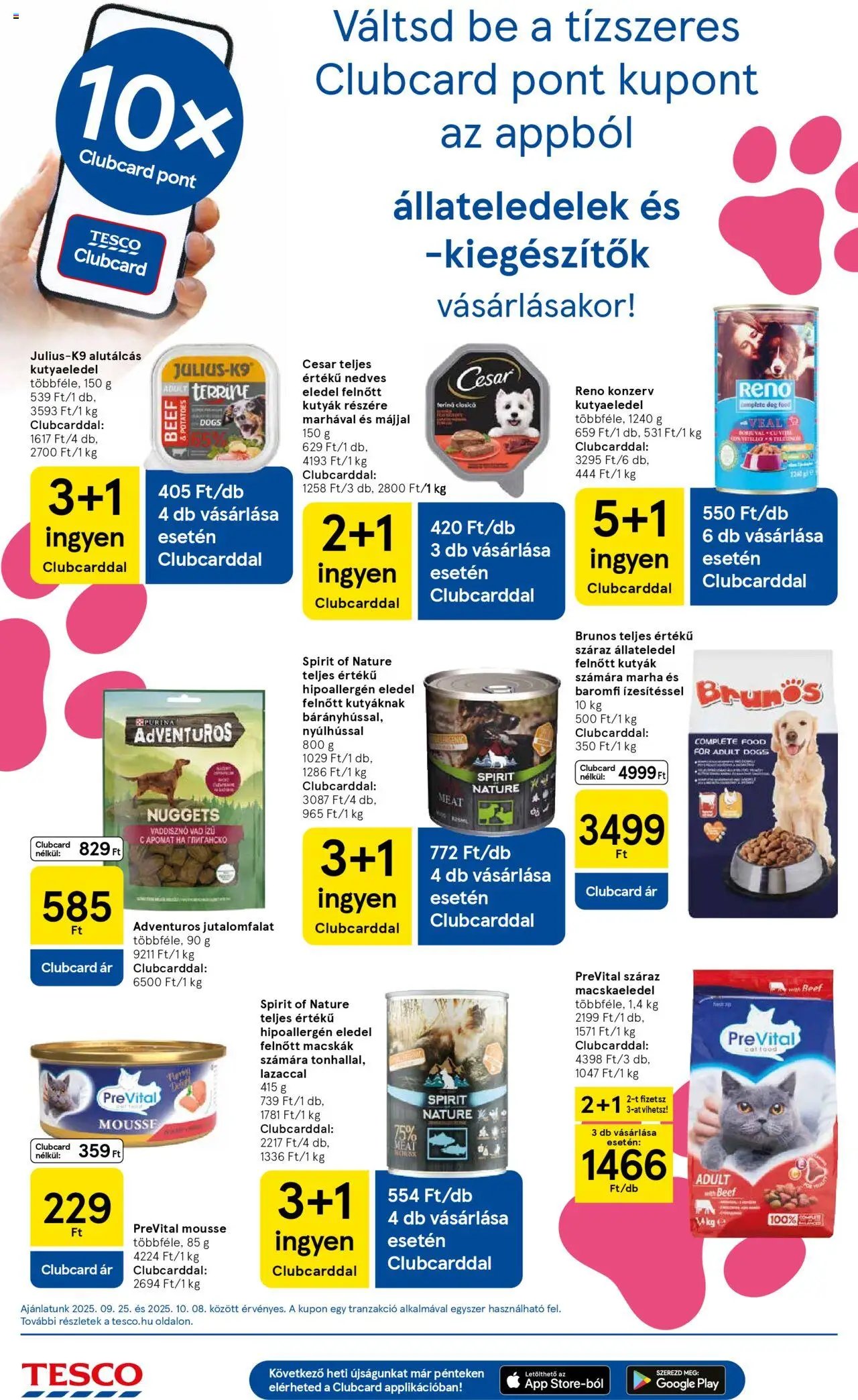 Tesco újság 2025.10.02. Akciós újság Tesco (2025-10-02 - 2025-10-08)