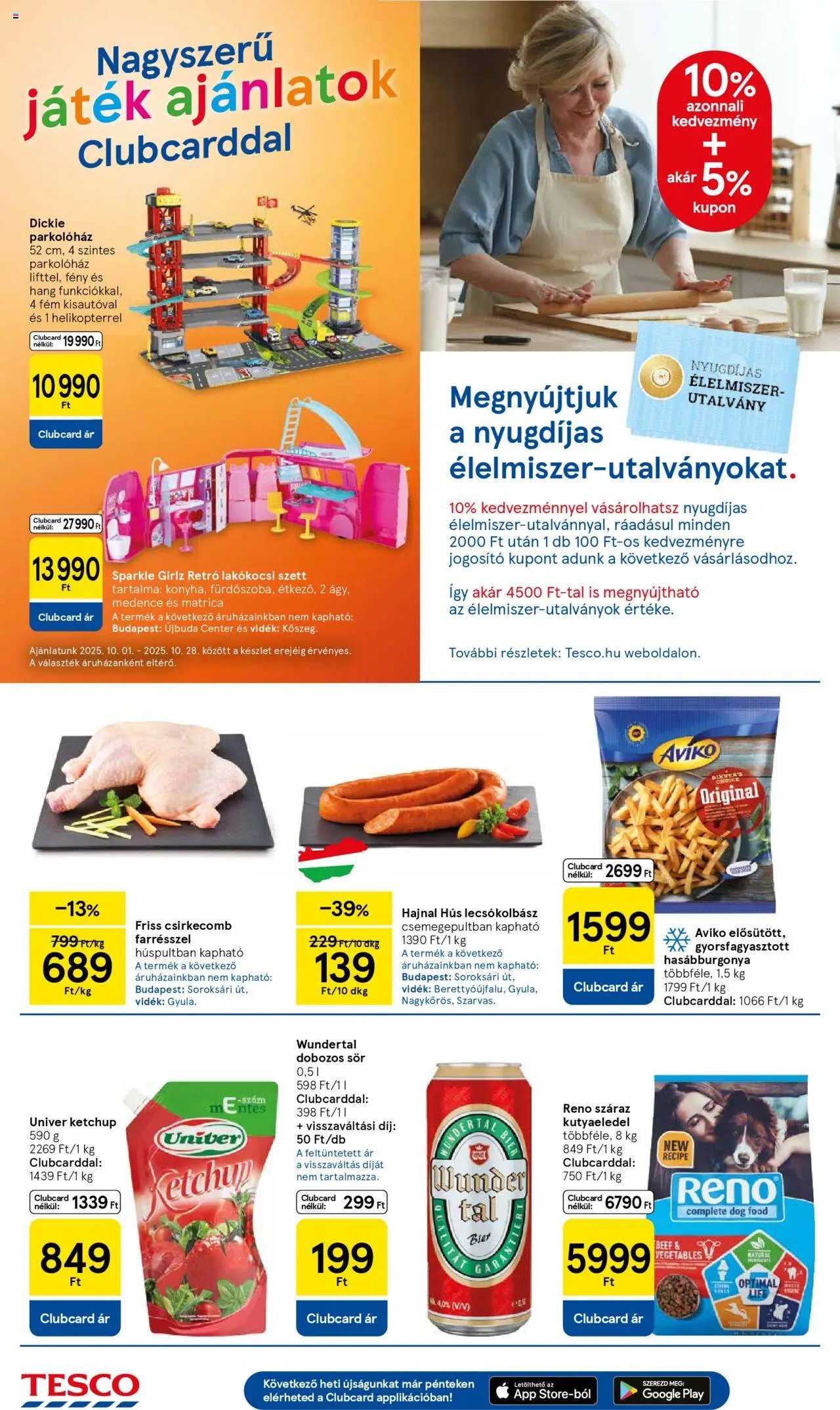 Tesco újság 2025.10.02. Akciós újság Tesco (2025-10-02 - 2025-10-08)