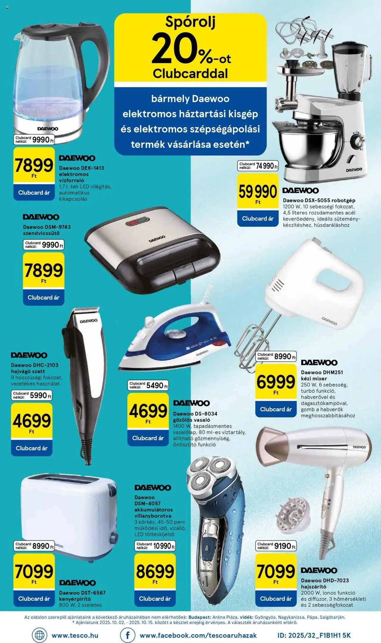 Tesco újság 2025.10.02. Akciós újság Tesco (2025-10-02 - 2025-10-08)