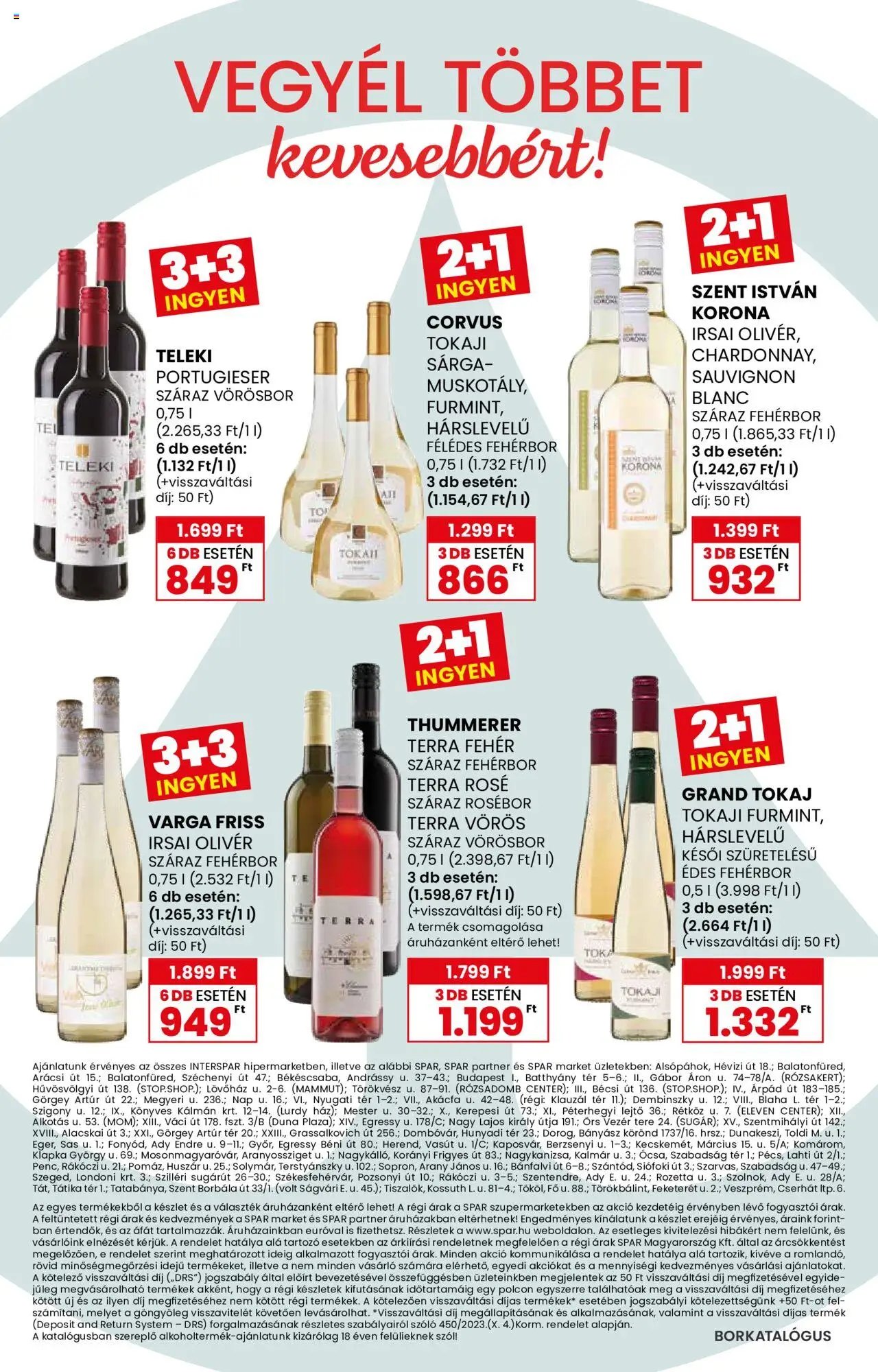 Spar újság 2025.09.04. BOR ősz (2025-09-04 - 2025-09-24)