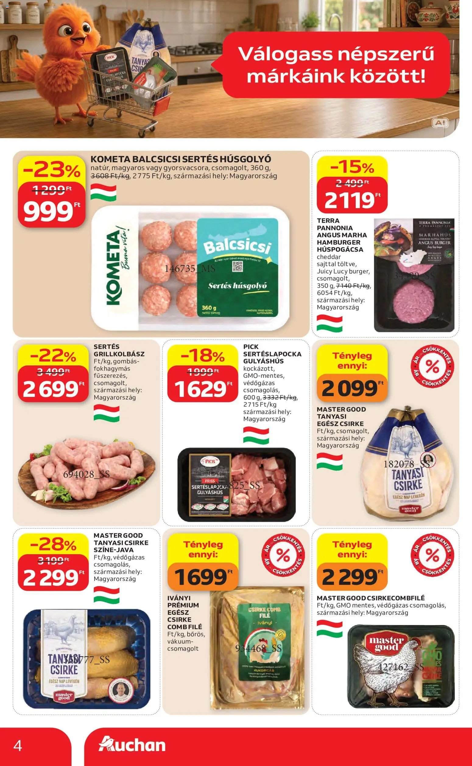 Auchan újság 2026.09.10. Auchan Kedvenc Márkáink