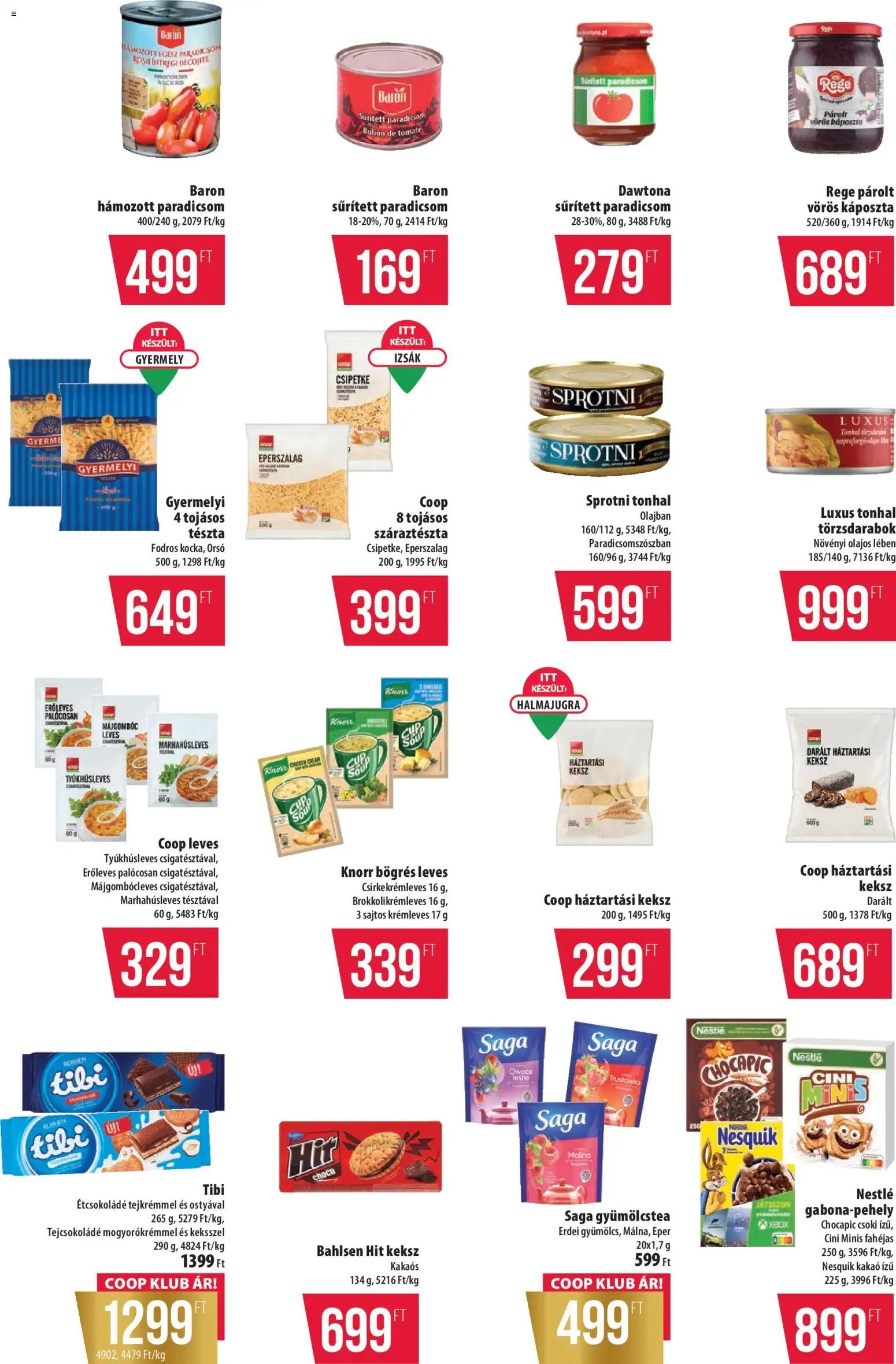 COOP újság 2026.03.05. Tisza - Szuper Plusz (2026-03-05 - 2026-03-11)