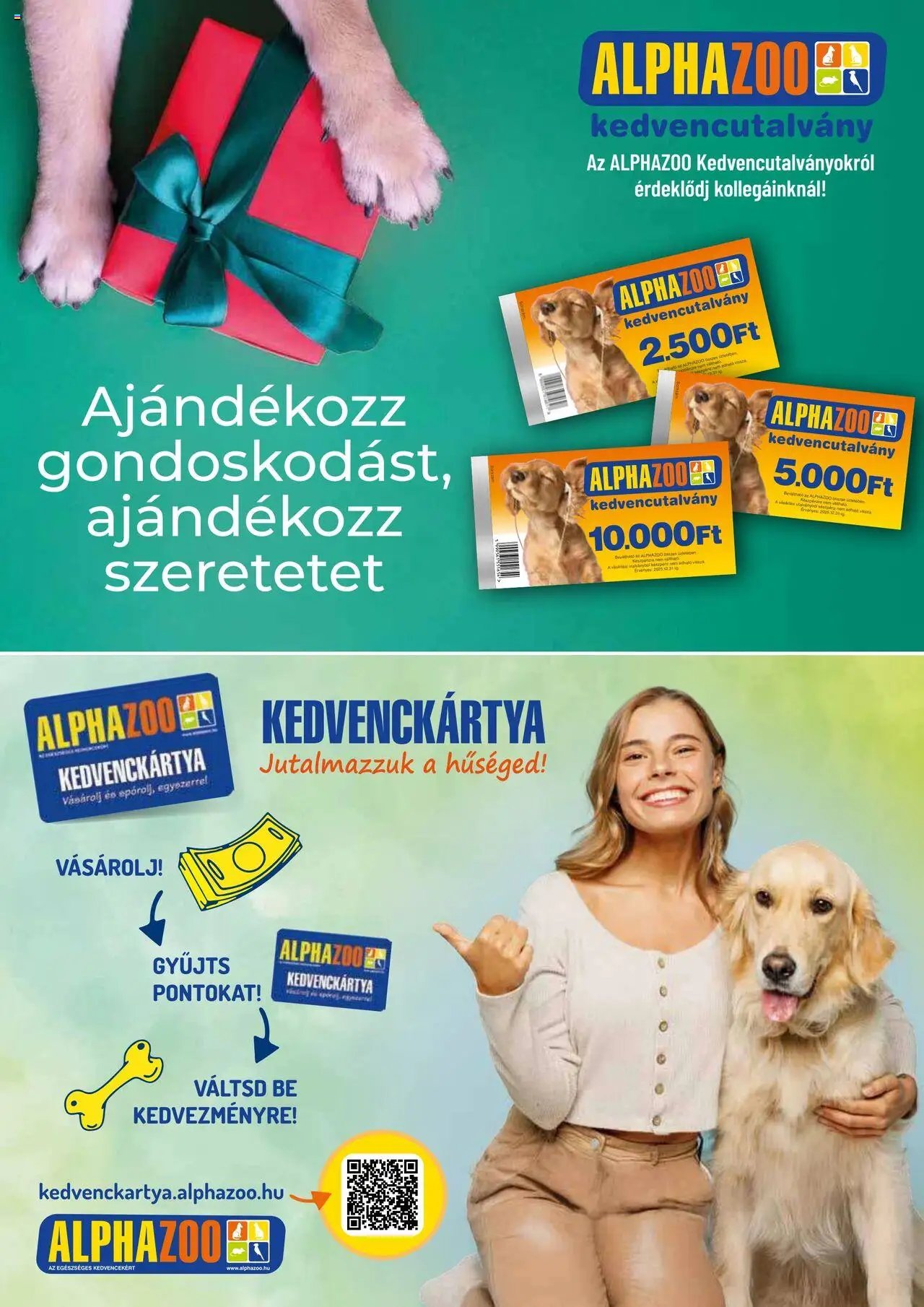 AlphaZoo újság 2025.10.09. Akciós újság AlphaZoo (2025-10-09 - 2025-10-26)