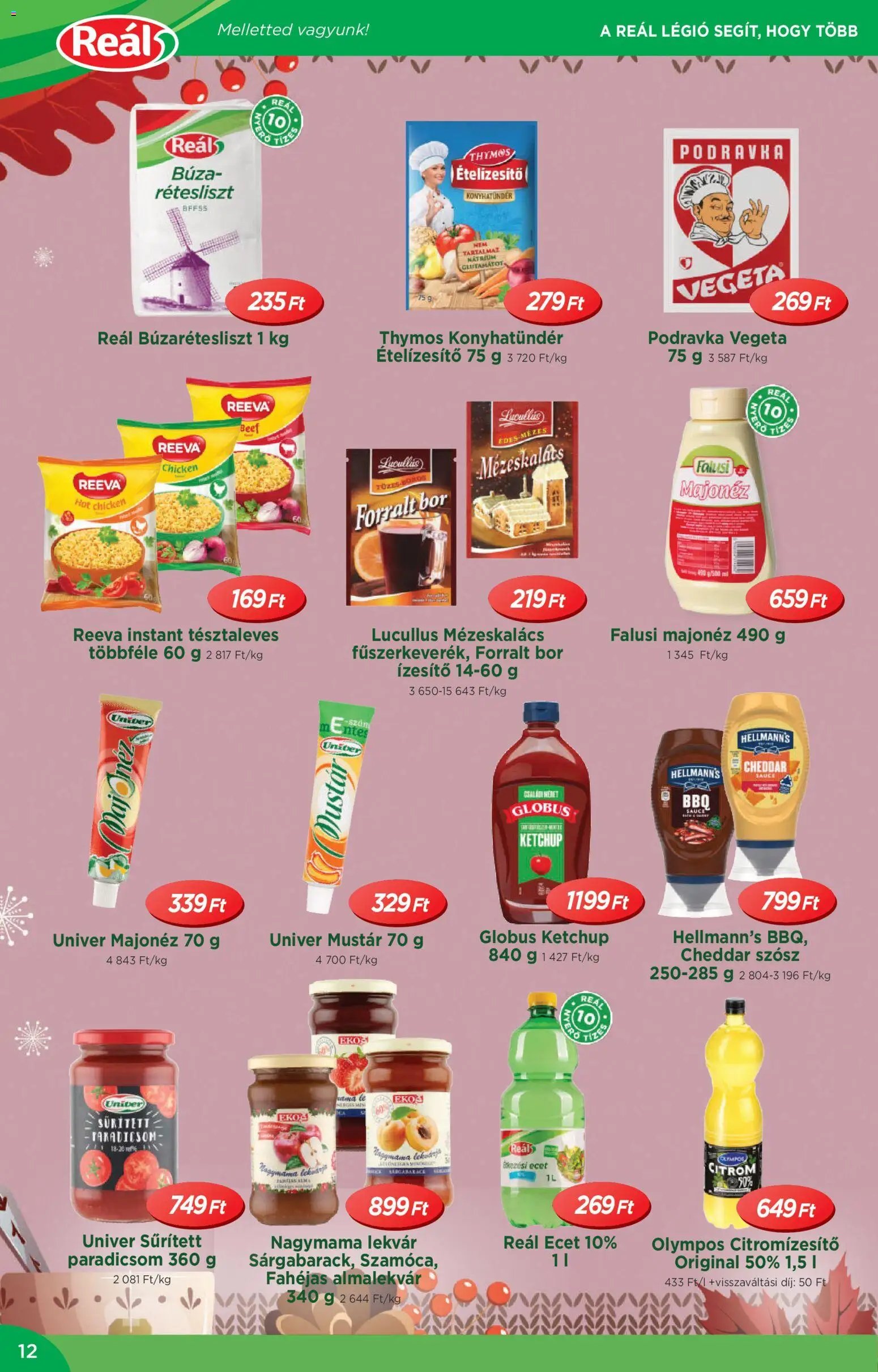Reál újság 2025.10.29. Akciós újság Reál (2025-10-29 - 2025-11-09)