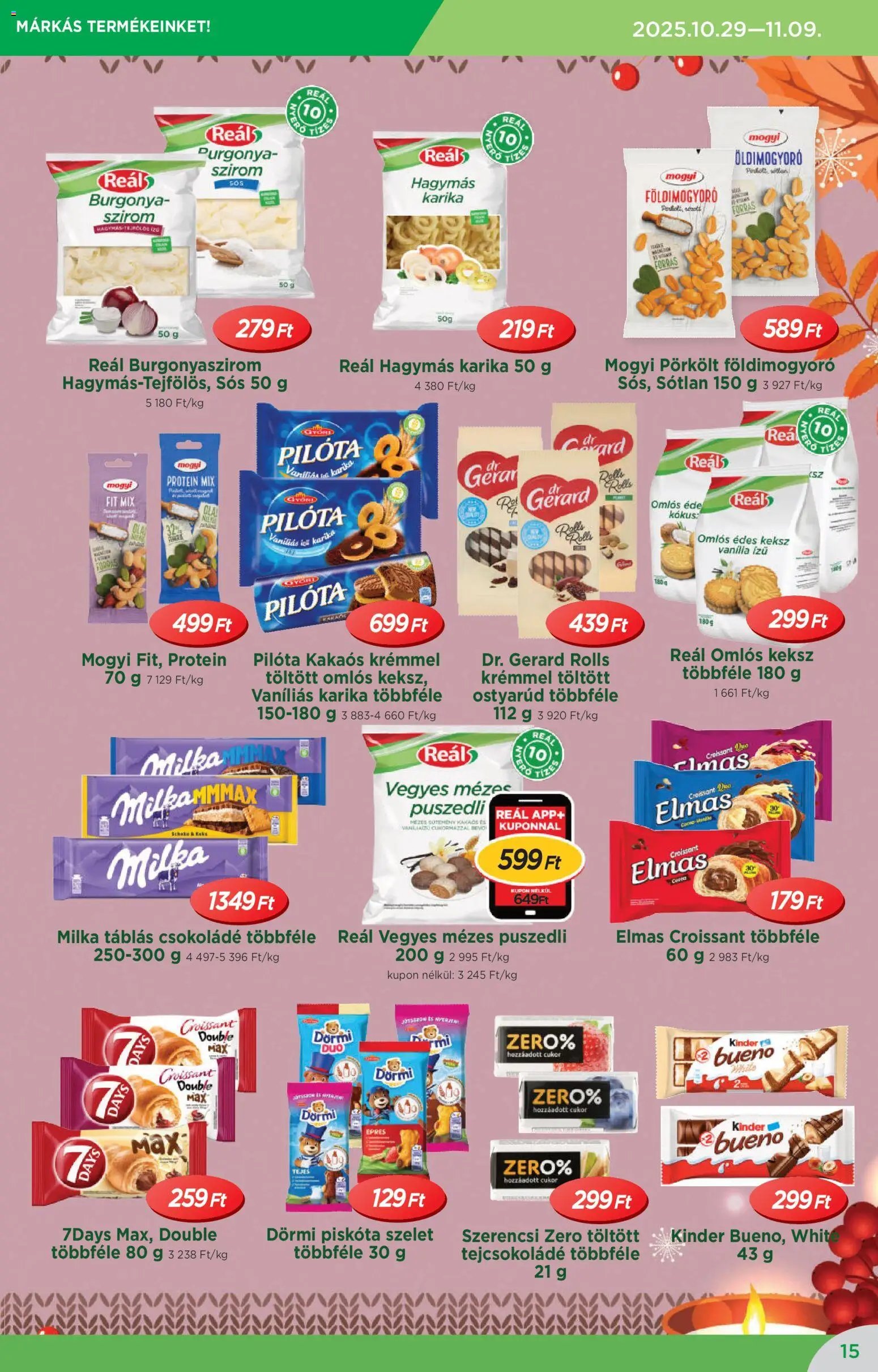 Reál újság 2025.10.29. Akciós újság Reál (2025-10-29 - 2025-11-09)