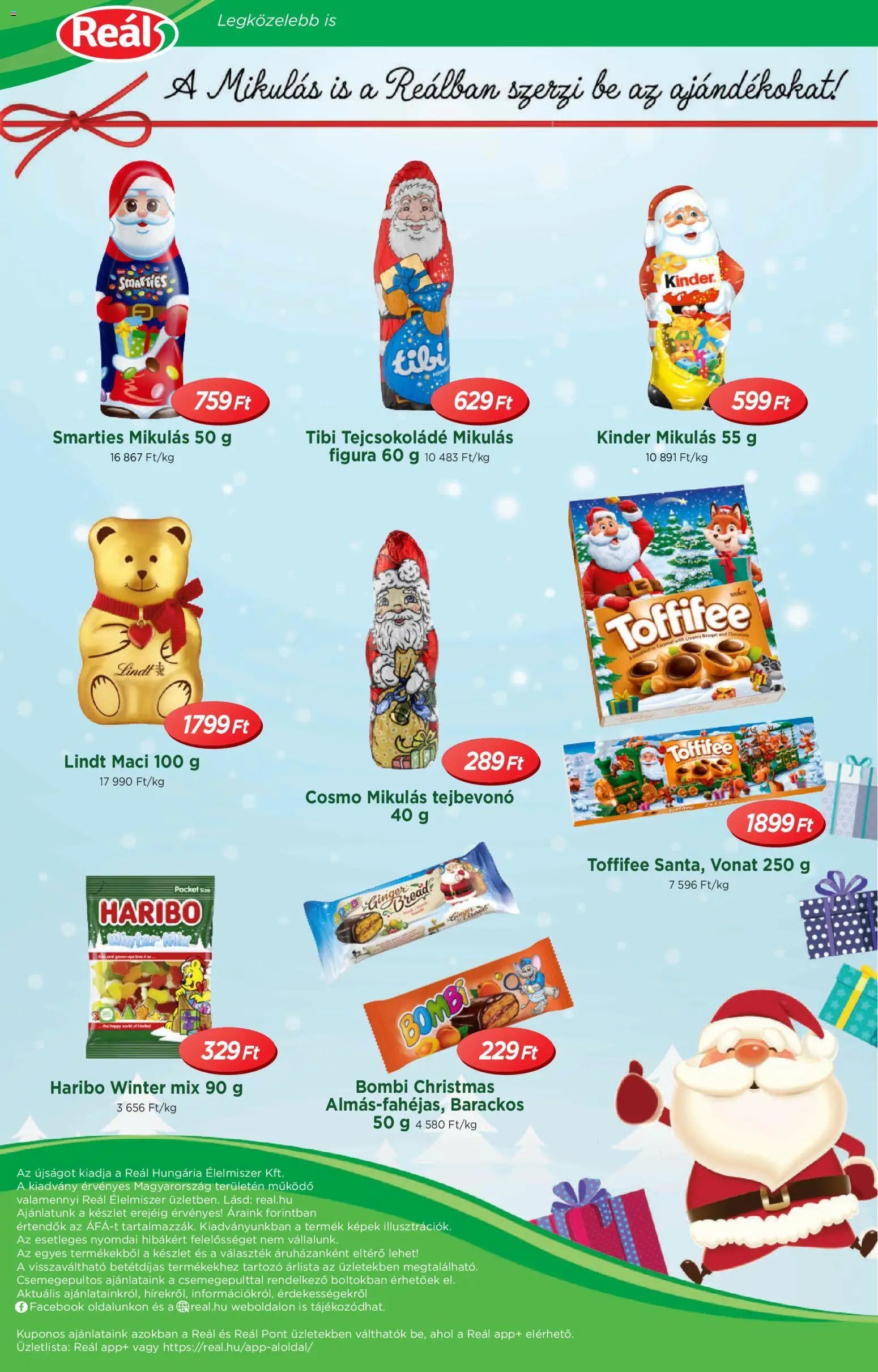 Reál újság 2025.10.29. Akciós újság Reál (2025-10-29 - 2025-11-09)