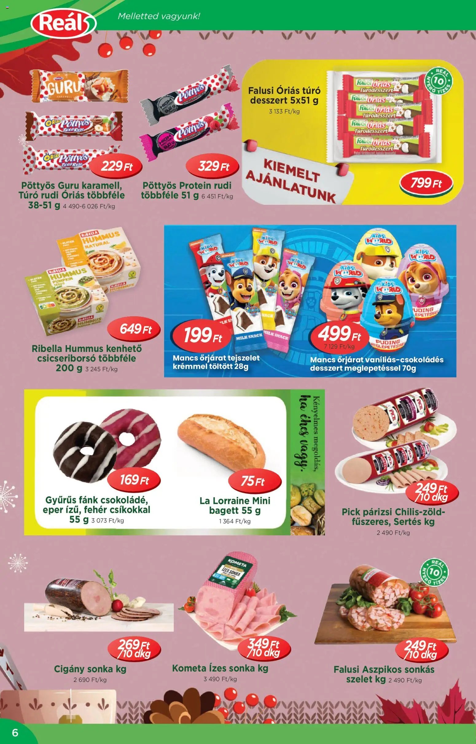 Reál újság 2025.10.29. Akciós újság Reál (2025-10-29 - 2025-11-09)