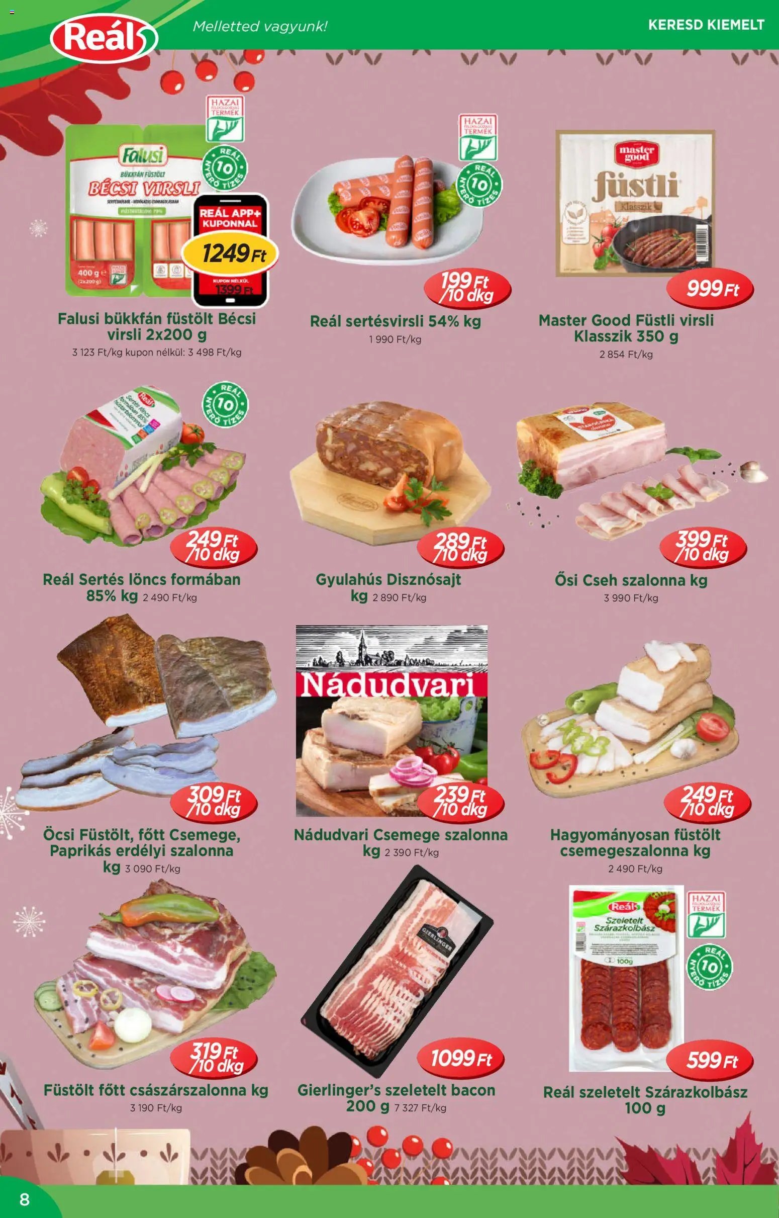 Reál újság 2025.10.29. Akciós újság Reál (2025-10-29 - 2025-11-09)