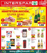 Interspar újság 2025.12.23. Akciós újság Interspar (2025-12-23 - 2026-01-02)