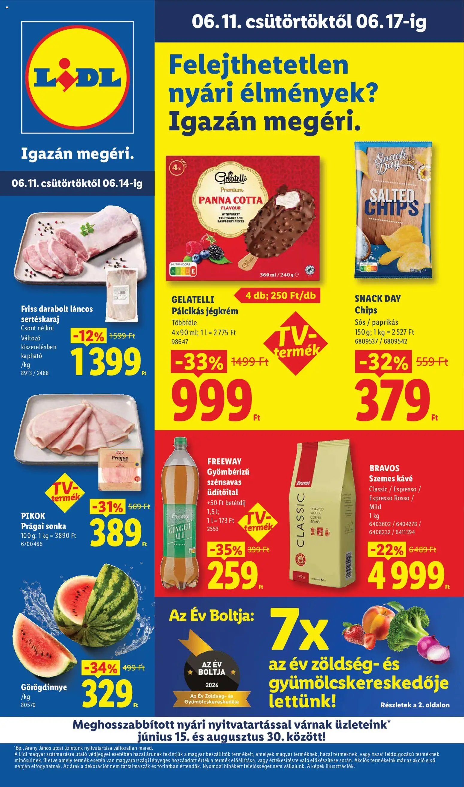 Lidl újság 2026.06.11. Lidl akciós újság