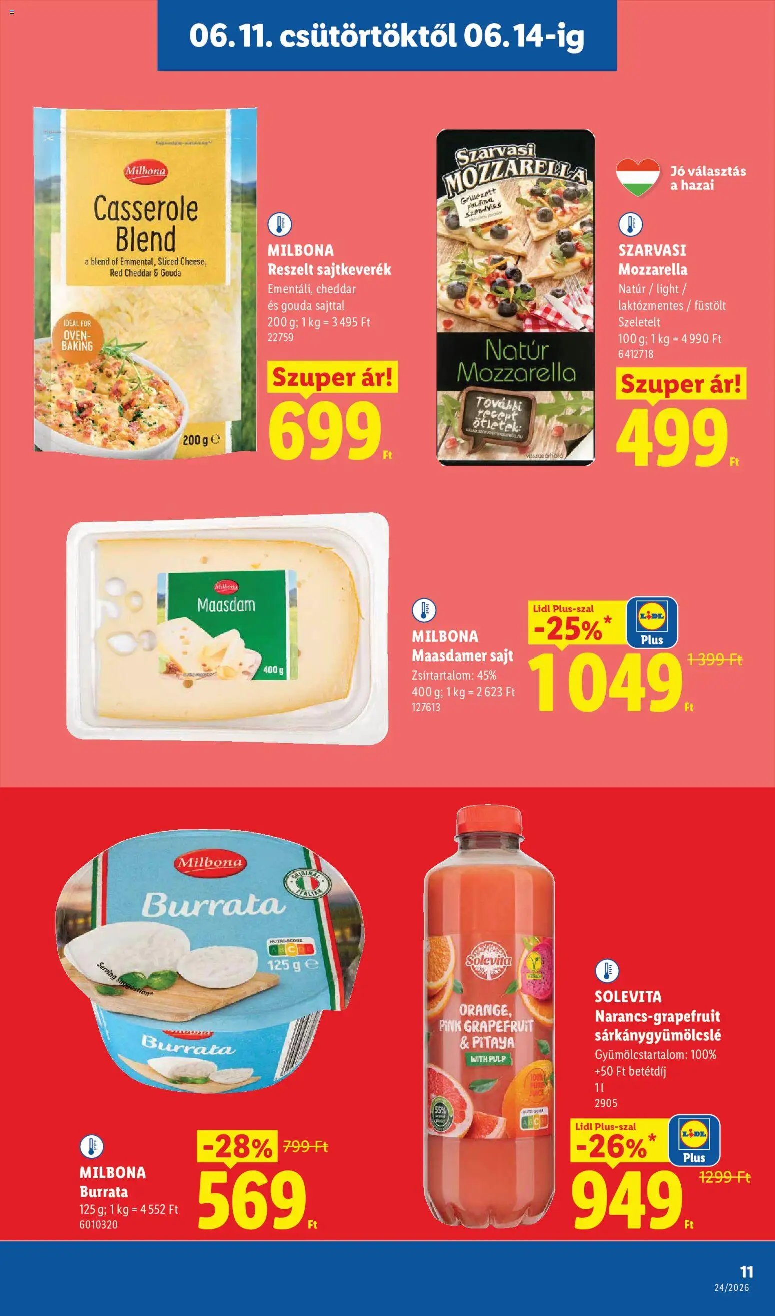 Lidl újság 2026.06.11. Lidl akciós újság
