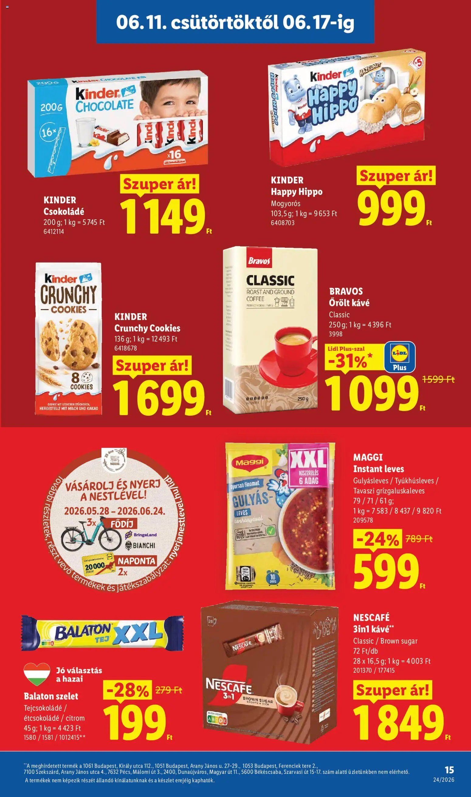 Lidl újság 2026.06.11. Lidl akciós újság