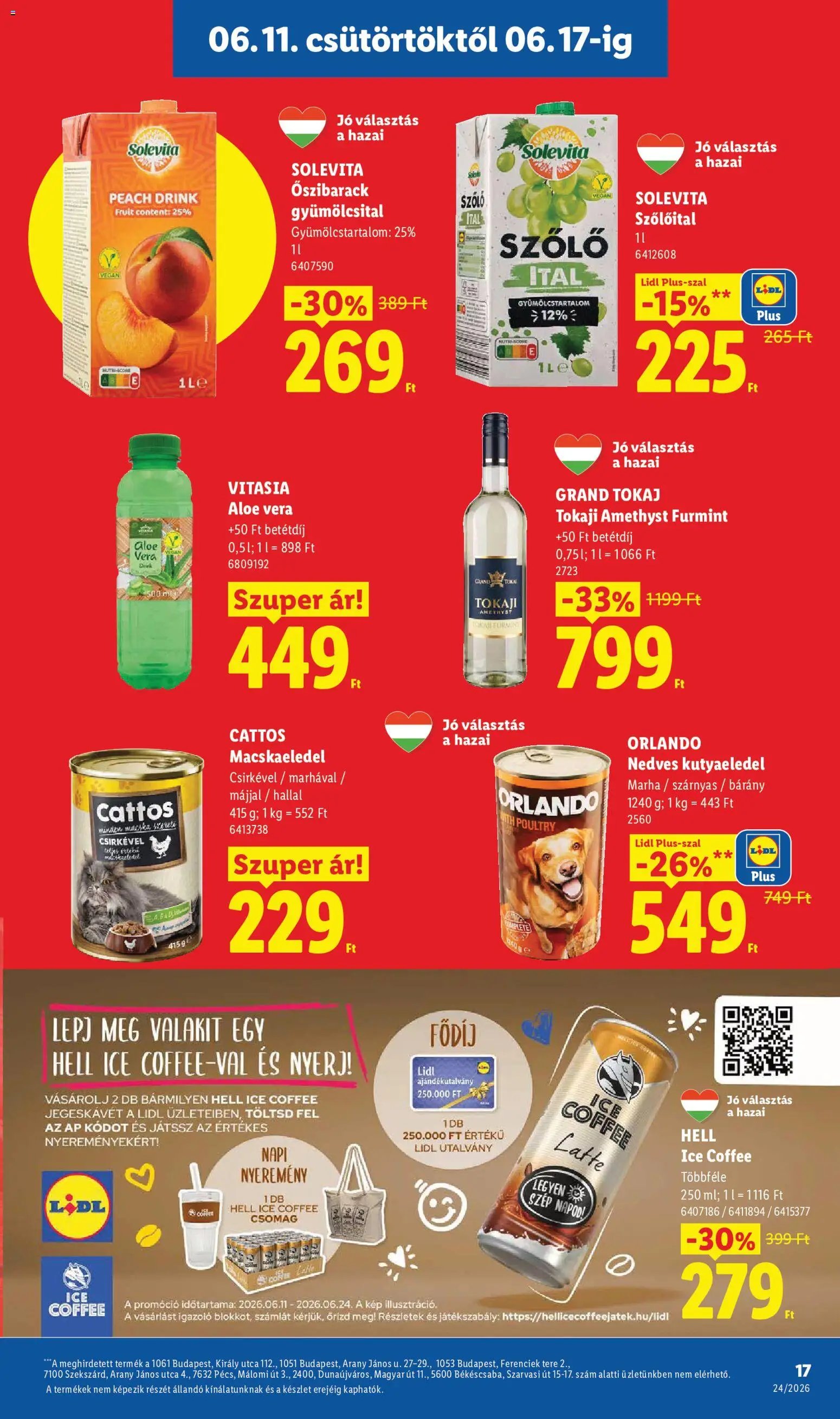 Lidl újság 2026.06.11. Lidl akciós újság