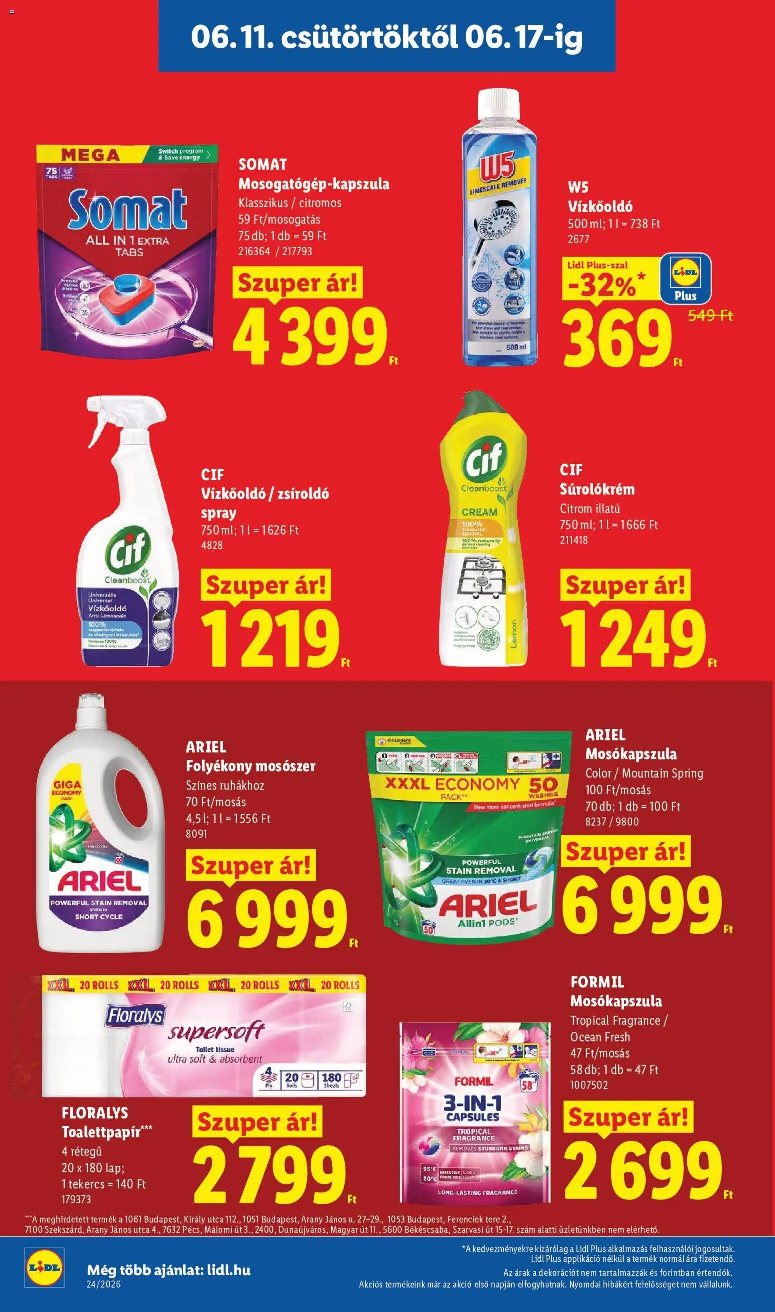 Lidl újság 2026.06.11. Lidl akciós újság