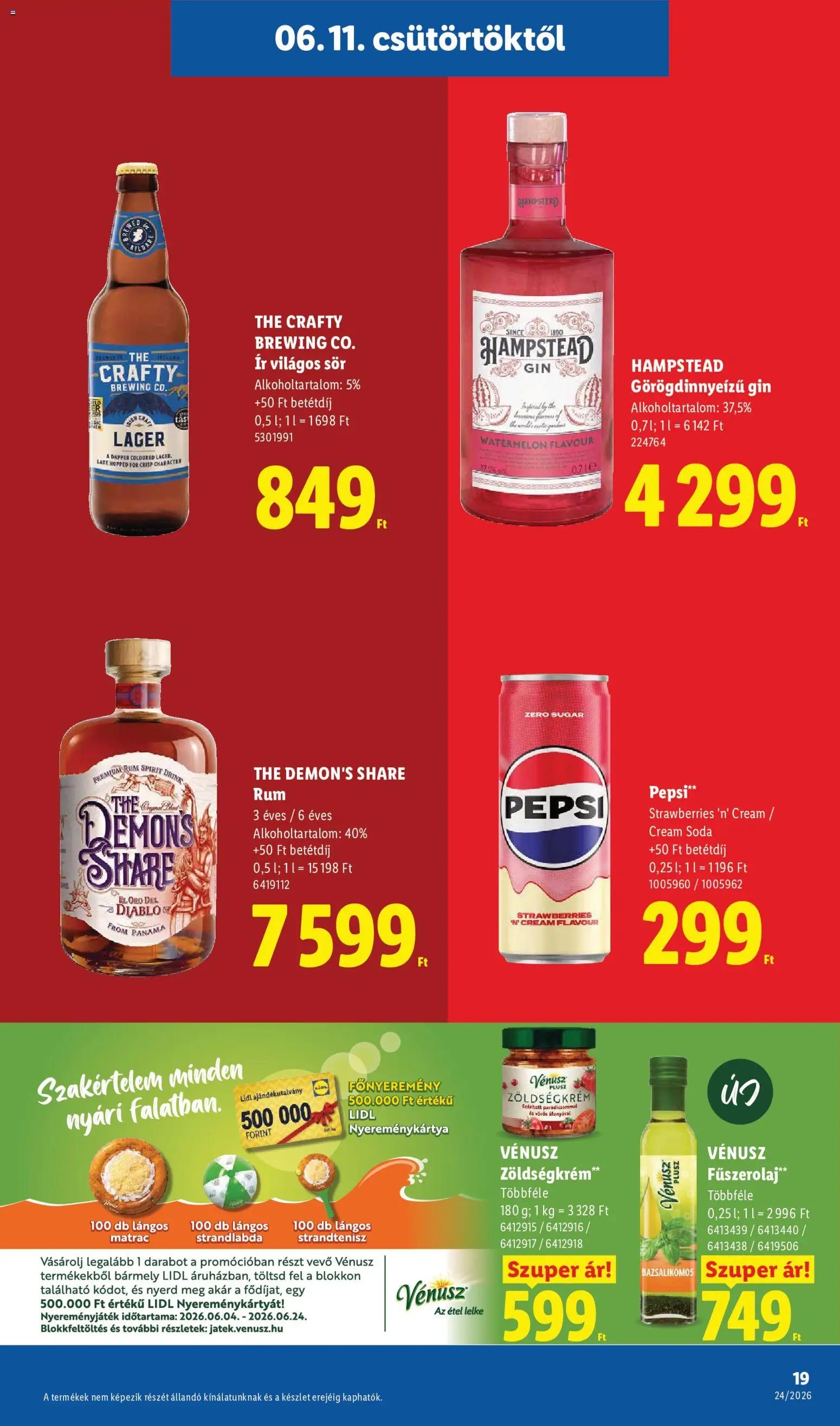 Lidl újság 2026.06.11. Lidl akciós újság