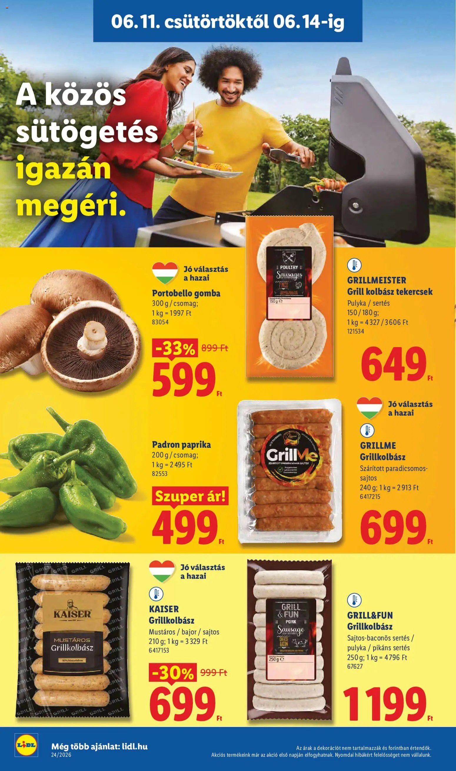 Lidl újság 2026.06.11. Lidl akciós újság