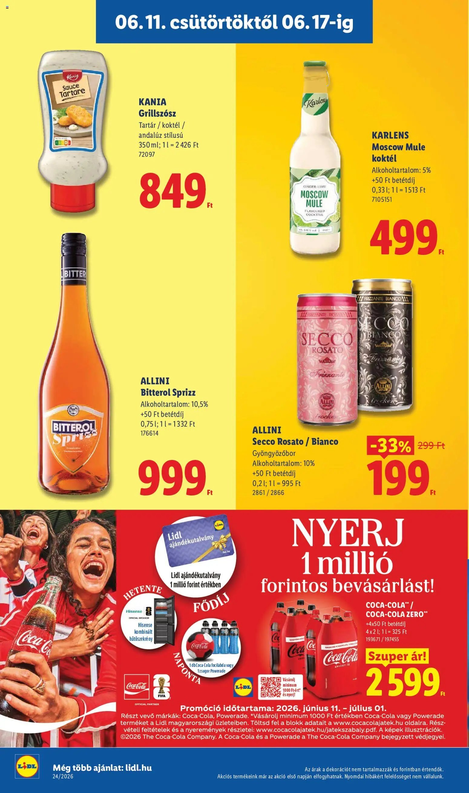 Lidl újság 2026.06.11. Lidl akciós újság