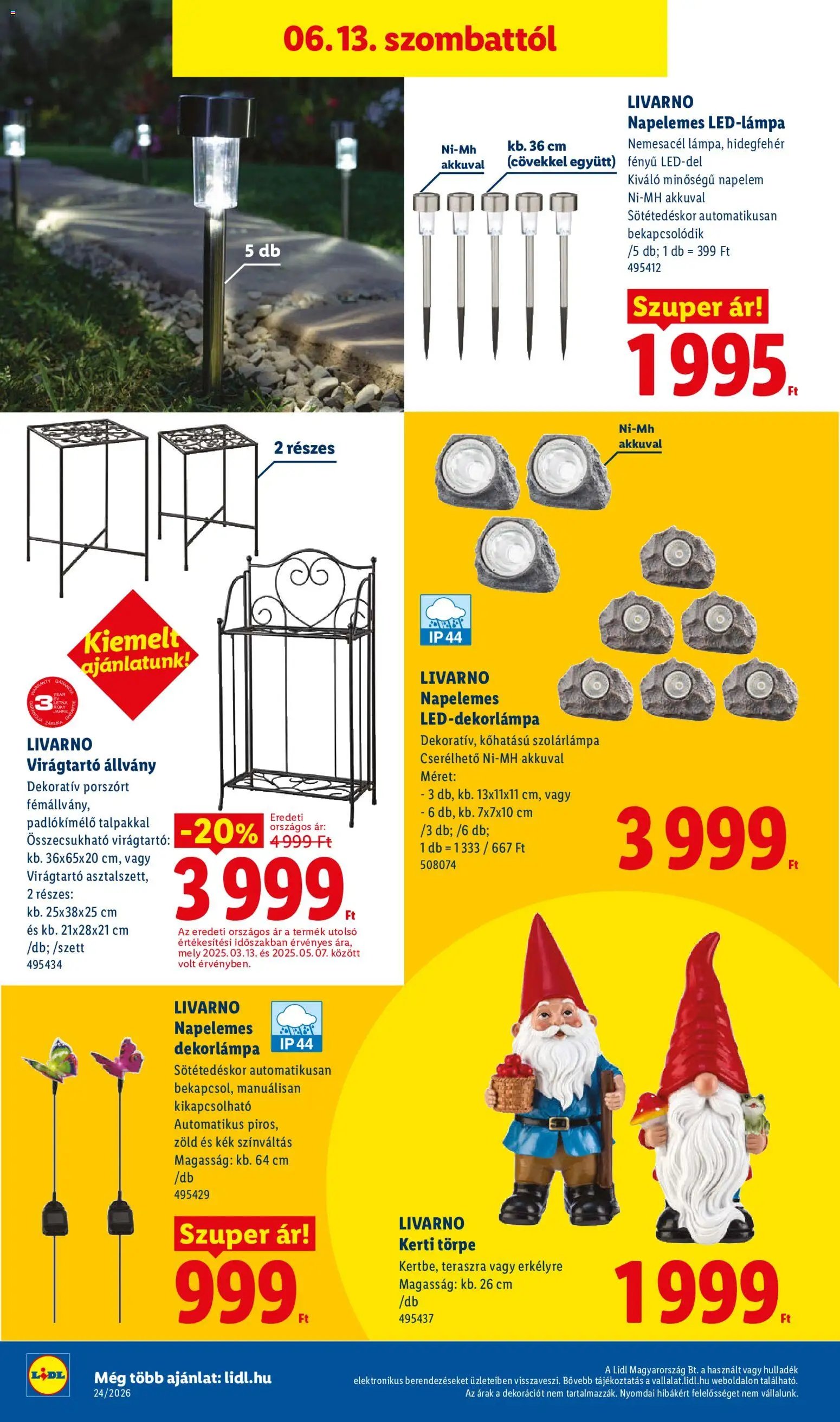 Lidl újság 2026.06.11. Lidl akciós újság