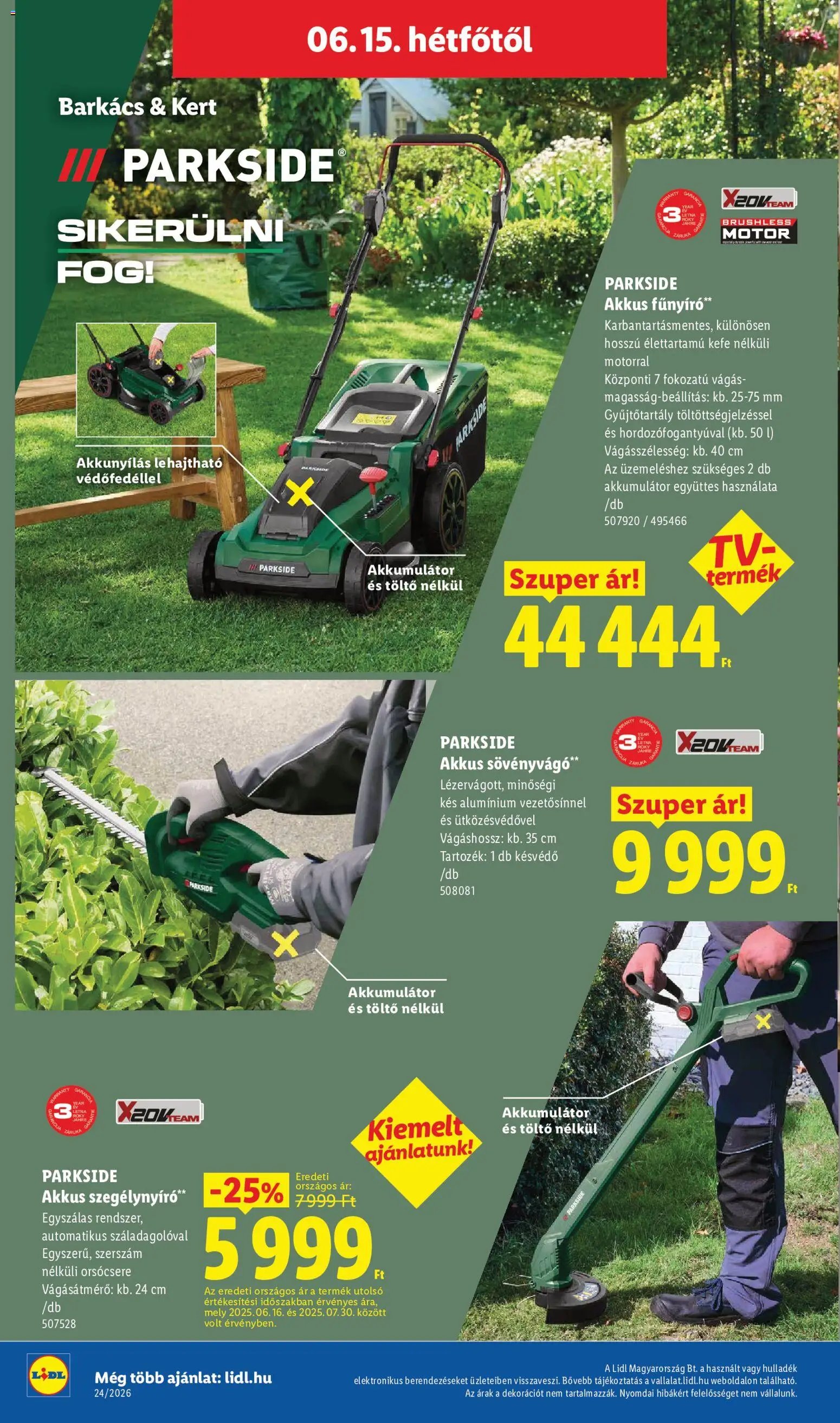 Lidl újság 2026.06.11. Lidl akciós újság