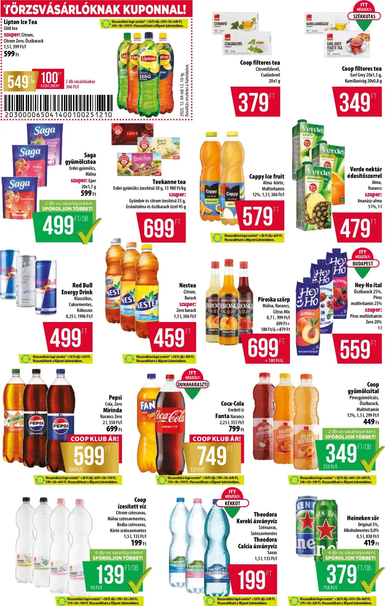 COOP újság 2025.12.04. Akciós újság COOP (2025-12-04 - 2025-12-10)