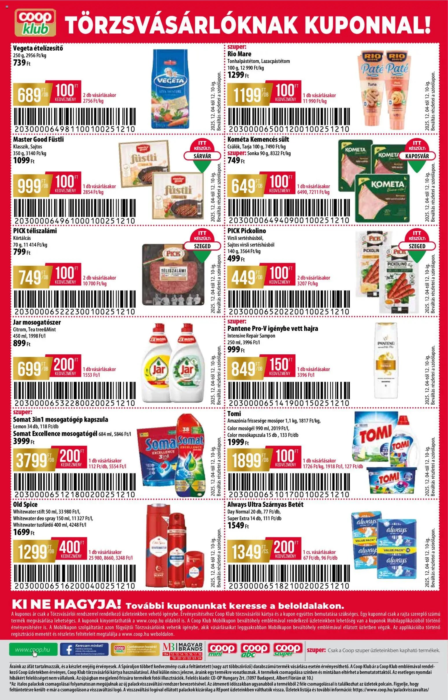 COOP újság 2025.12.04. Akciós újság COOP (2025-12-04 - 2025-12-10)