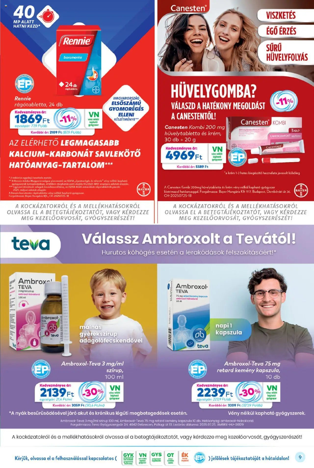 Gyöngy Patikák újság 2025.09.01. Akciós újság Gyöngy Patikák (2025-09-01 - 2025-09-30)