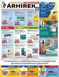 Pingvin Patika újság 2026.01.01. Akciós újság Pingvin Patika (2026-01-01 - 2026-01-31)