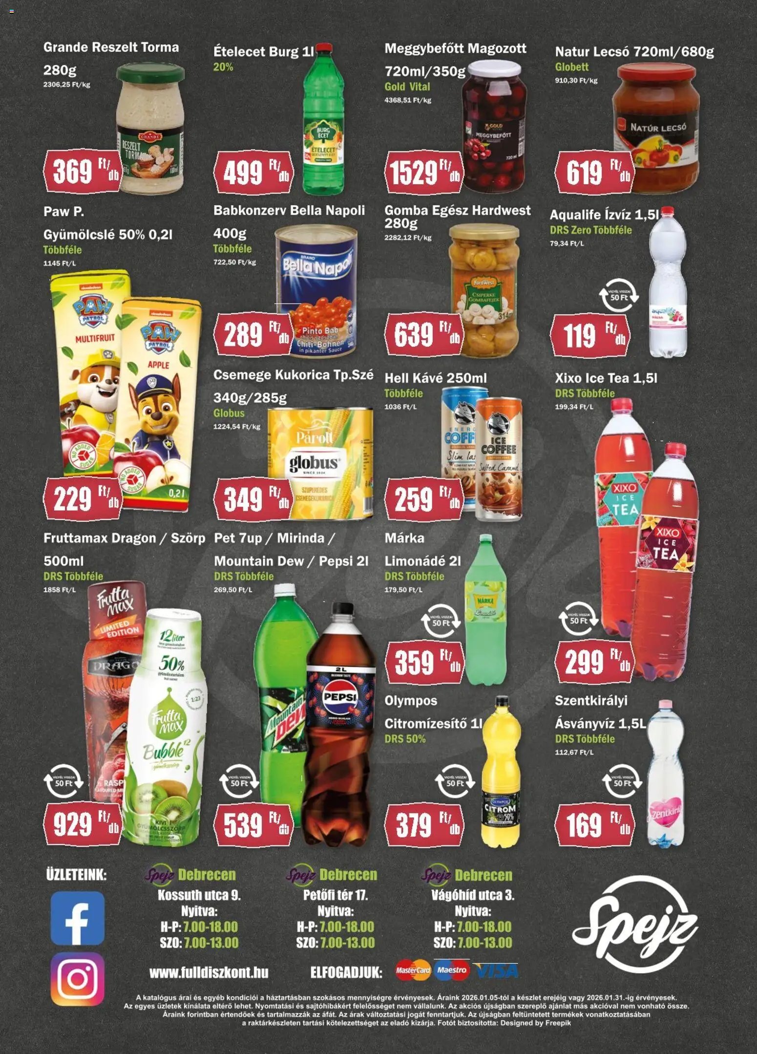 FullDiszkont újság 2026.01.05. Akciós újság FullDiszkont (2026-01-05 - 2026-01-31)