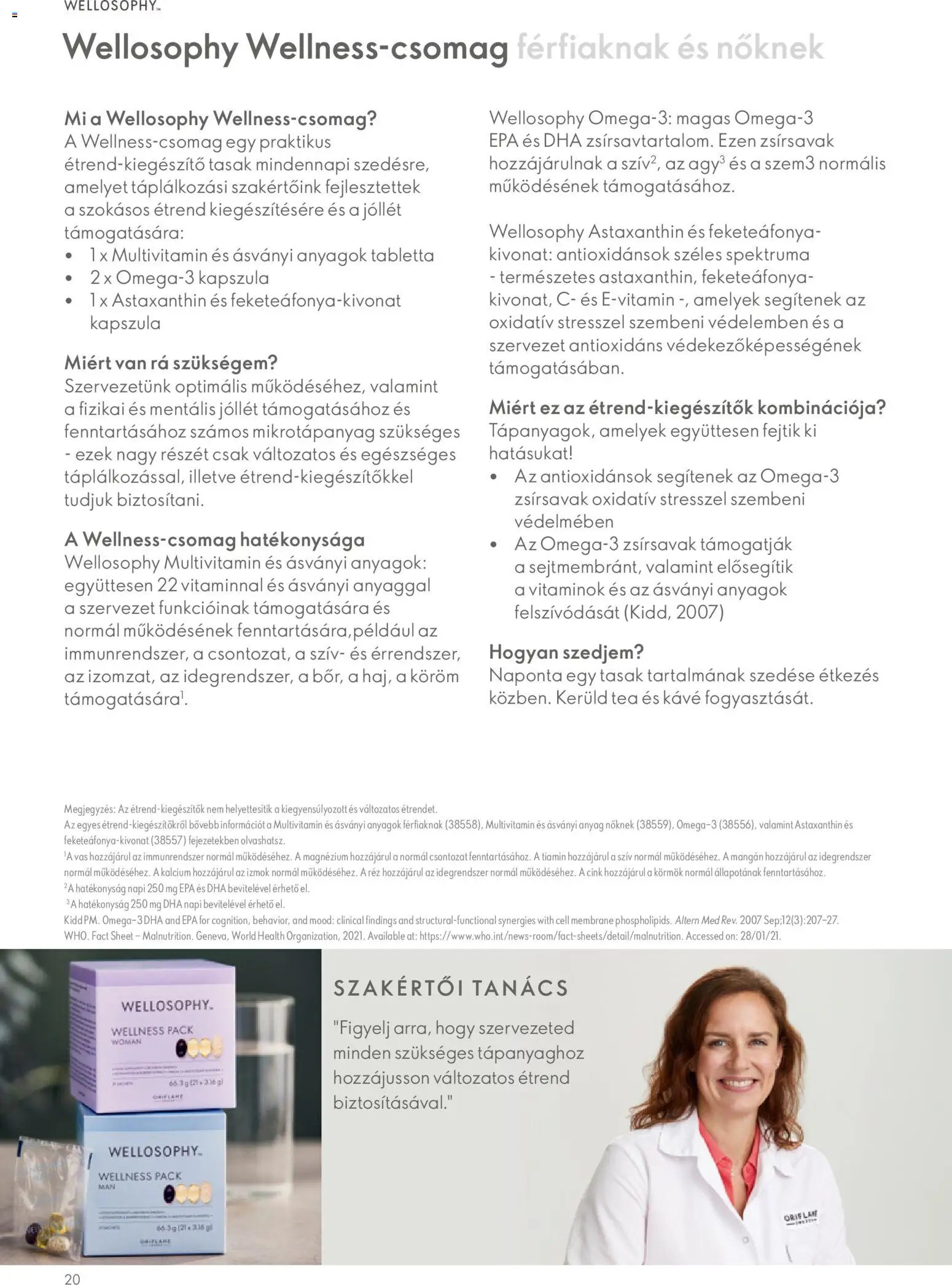 Oriflame újság 2026.01.02. Katalógus Oriflame Wellosophy Termékkatalógus (2026-01-02)